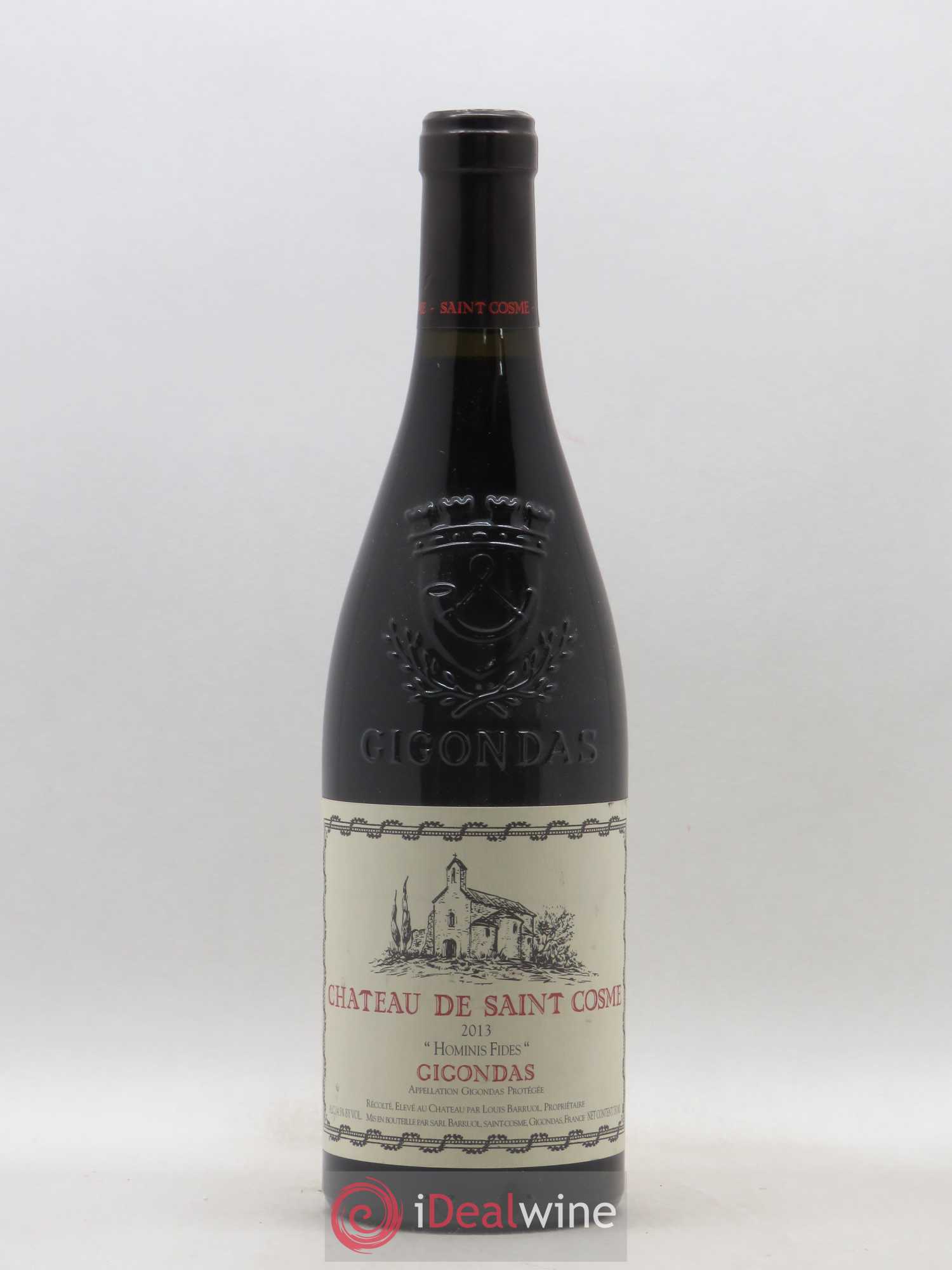 Gigondas Hominis Fides Saint Cosme 2013 - Lot de 1 bouteille - 0