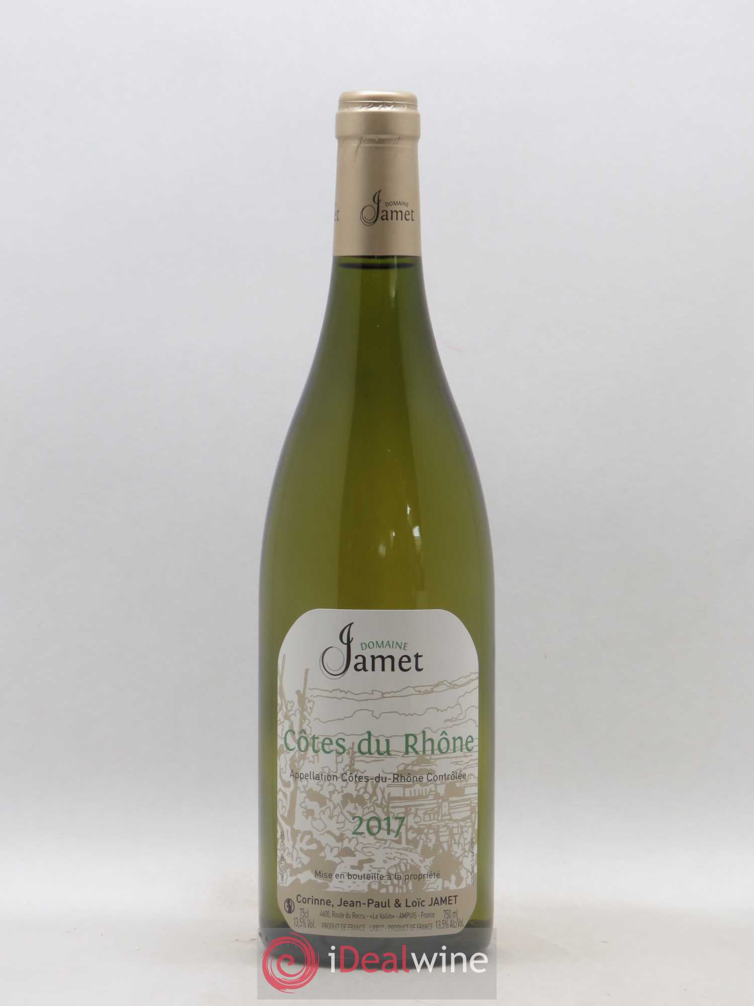 Côtes-du-Rhône Jamet (Domaine) 2017 - Lot de 1 bouteille - 0