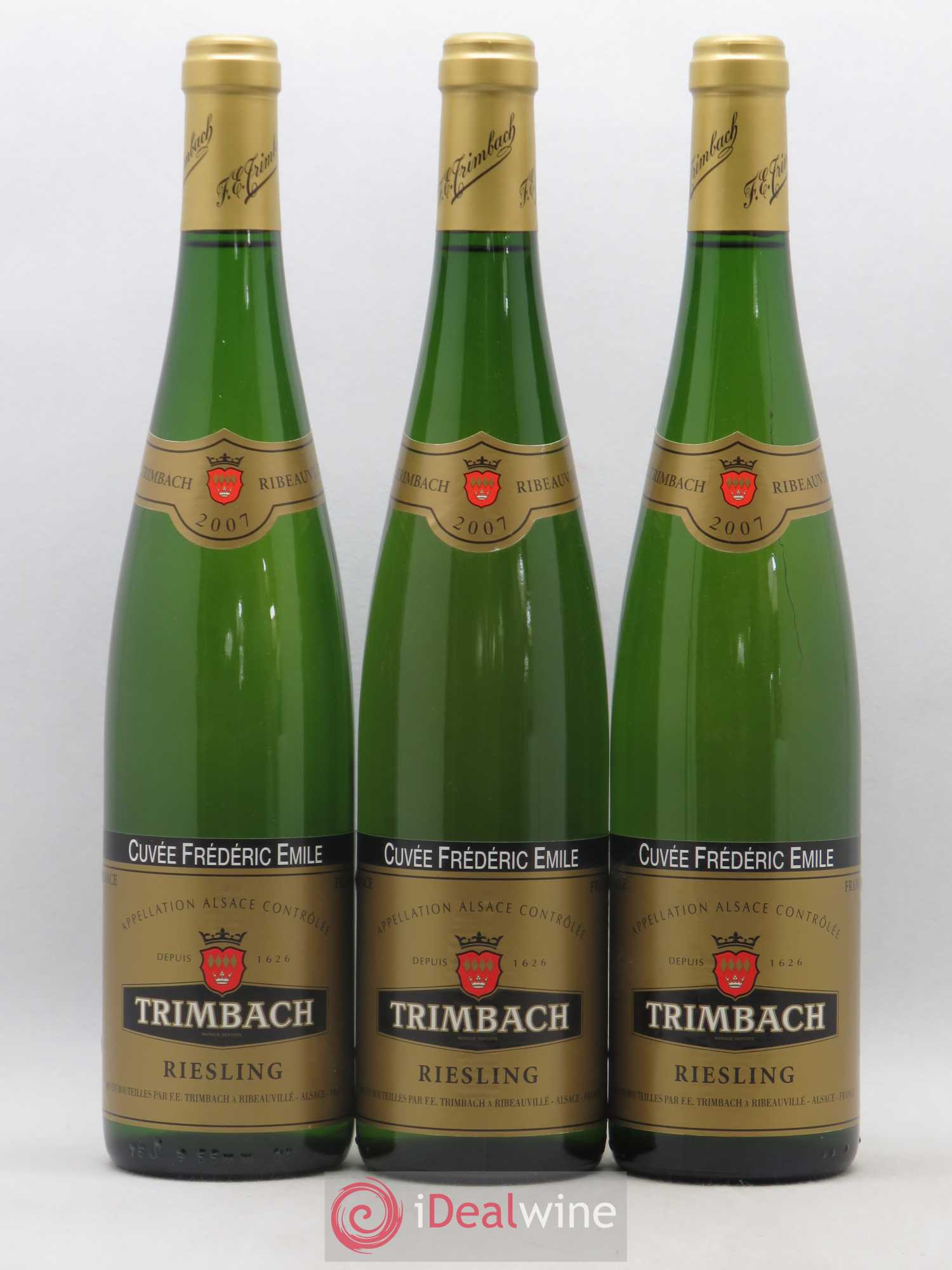Alsace Riesling Cuvée Frédéric Emile Trimbach (Domaine) 2007 - Lot de 3 bouteilles - 0