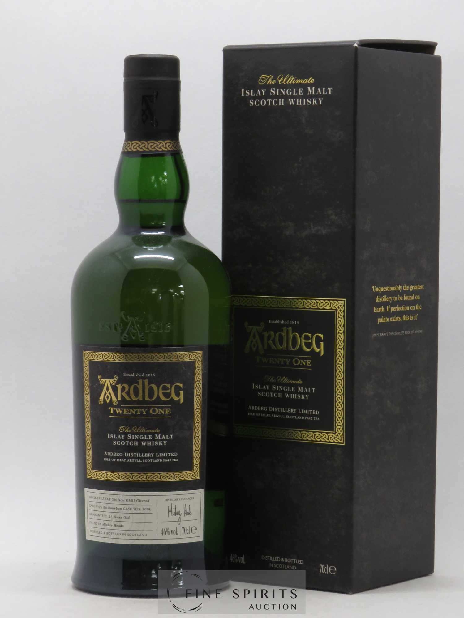 Ardbeg 21 years Of. Ex-Bourbon Cask Size 200L The Utimate - Lot de 1 bouteille - 0