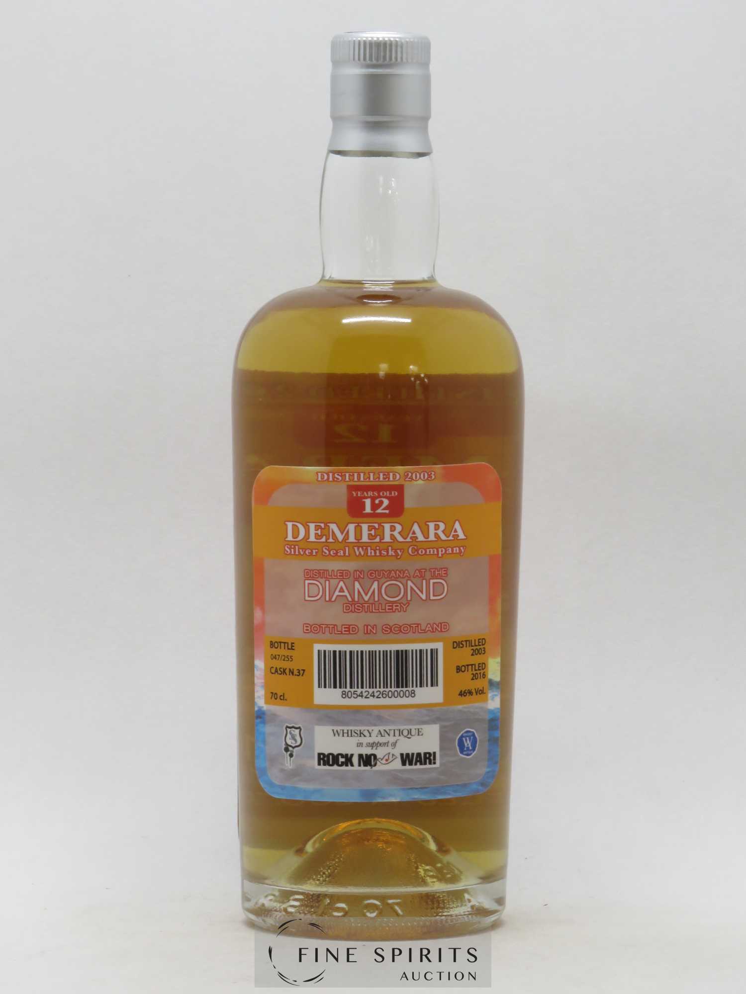 Diamond 12 years 2003 Silver Seal Whisky Company Demerara Cask n°37 - One of 255 - bottled 2016 - Lot de 1 bouteille - 2