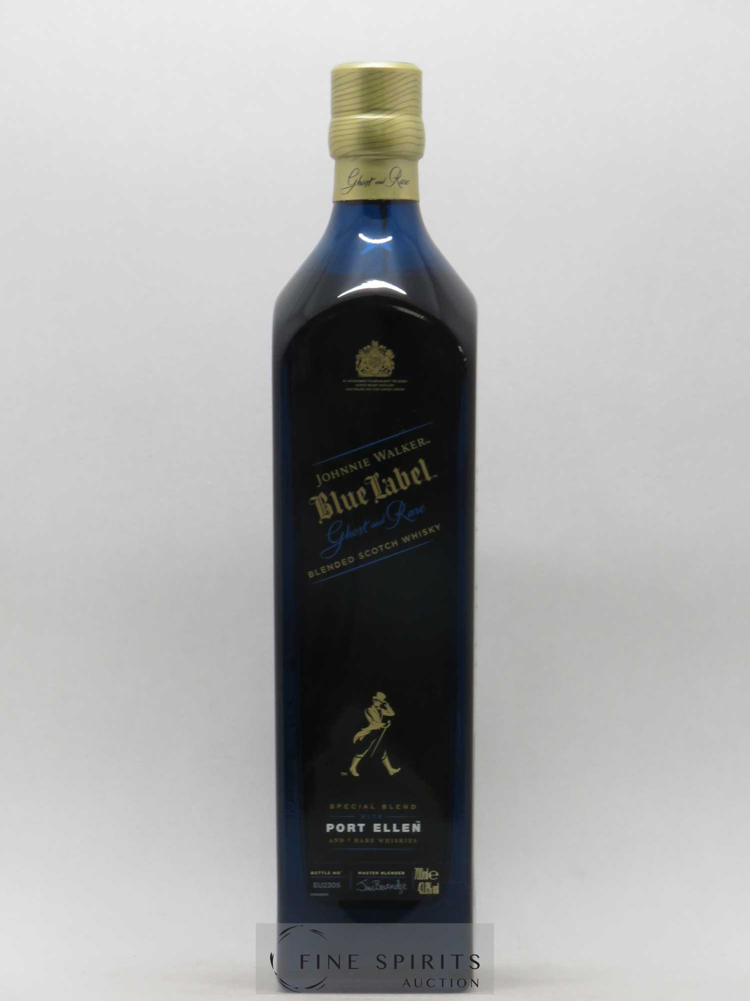 Johnnie Walker Of. Ghost and Rare Port Ellen and 7 Rare Whiskies Blue Label - Special Blend (70 cl.) - Lot de 1 bouteille - 1