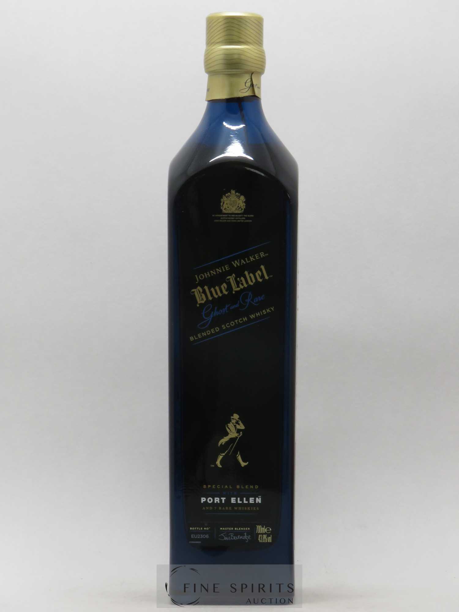 Johnnie Walker Of. Ghost and Rare Port Ellen and 7 Rare Whiskies Blue Label - Special Blend (70 cl.) - Lot de 1 bouteille - 1