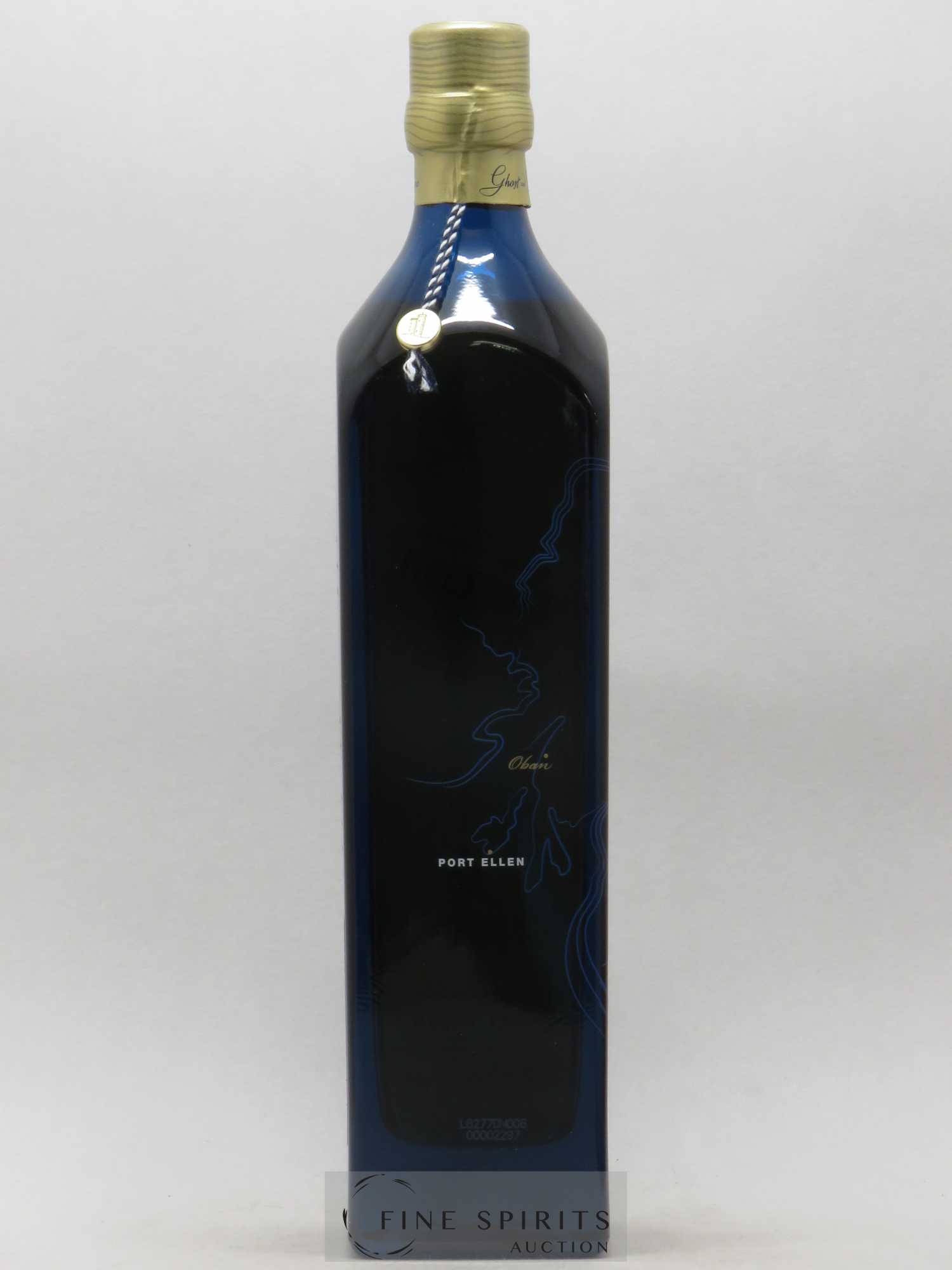 Johnnie Walker Of. Ghost and Rare Port Ellen and 7 Rare Whiskies Blue Label - Special Blend (70 cl.) - Lot de 1 bouteille - 3