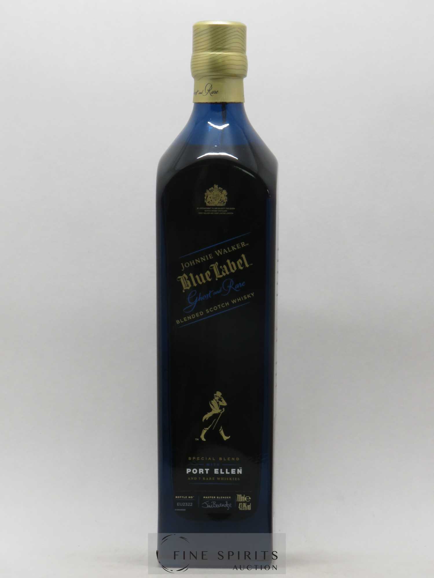 Johnnie Walker Of. Ghost and Rare Port Ellen and 7 Rare Whiskies Blue Label - Special Blend (70 cl.) - Lot de 1 bouteille - 1