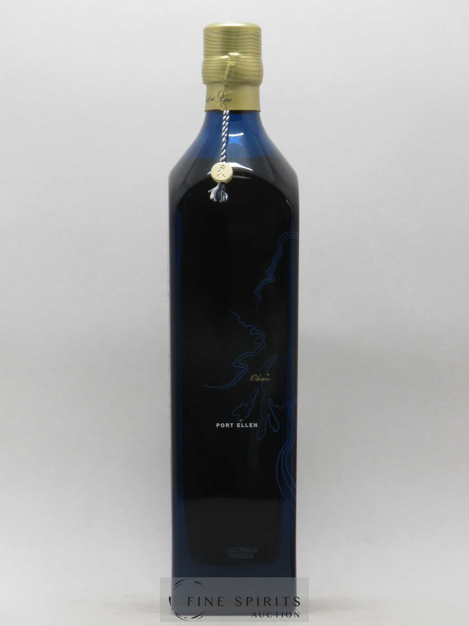 Johnnie Walker Of. Ghost and Rare Port Ellen and 7 Rare Whiskies Blue Label - Special Blend (70 cl.) - Lot de 1 bouteille - 3