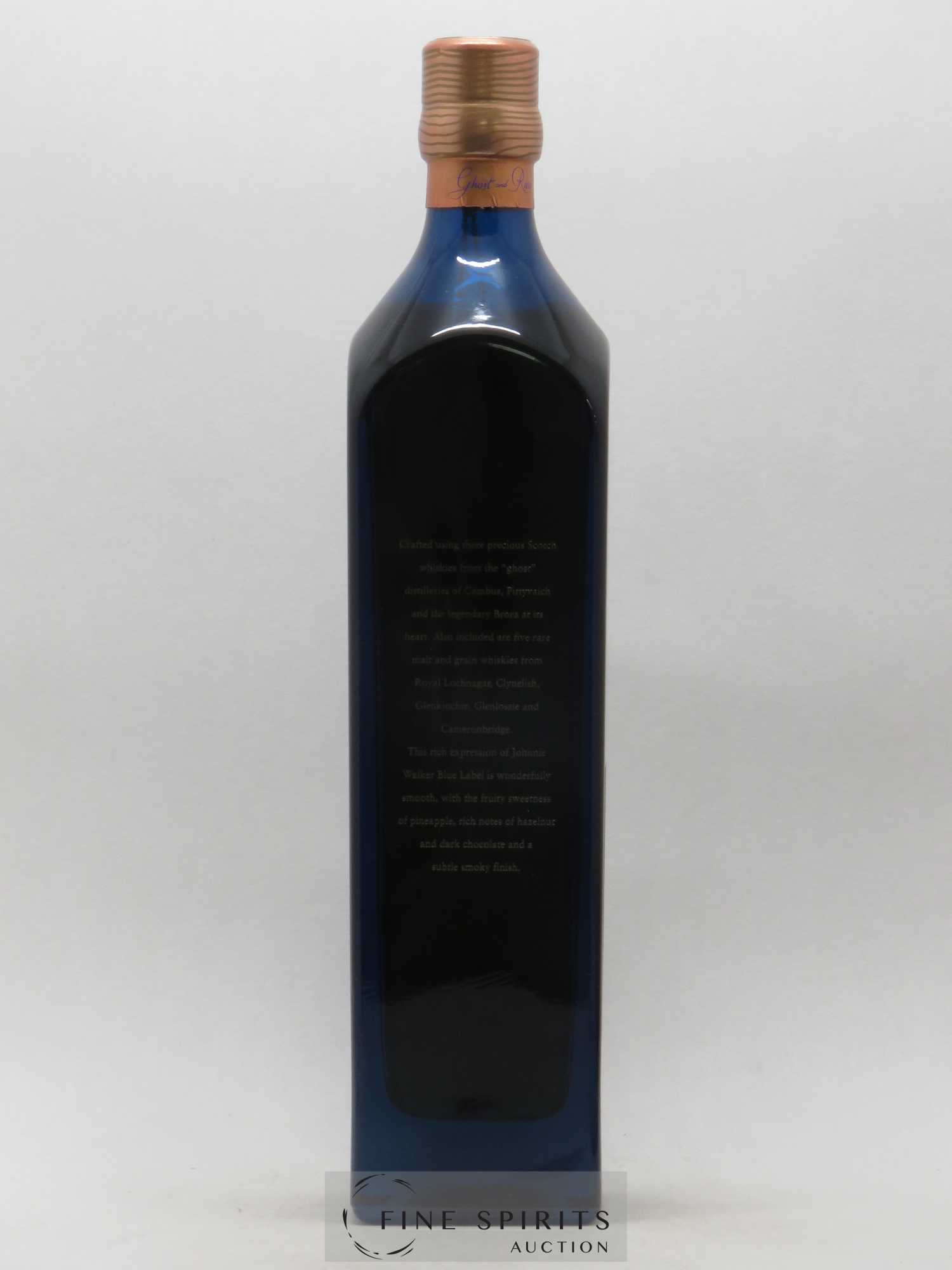 Johnnie Walker Of. Ghost and Rare Brora and 8 Rare Whiskies Blue Label - Special Blend (70 cl.) - Lot of 1 bottle - 2