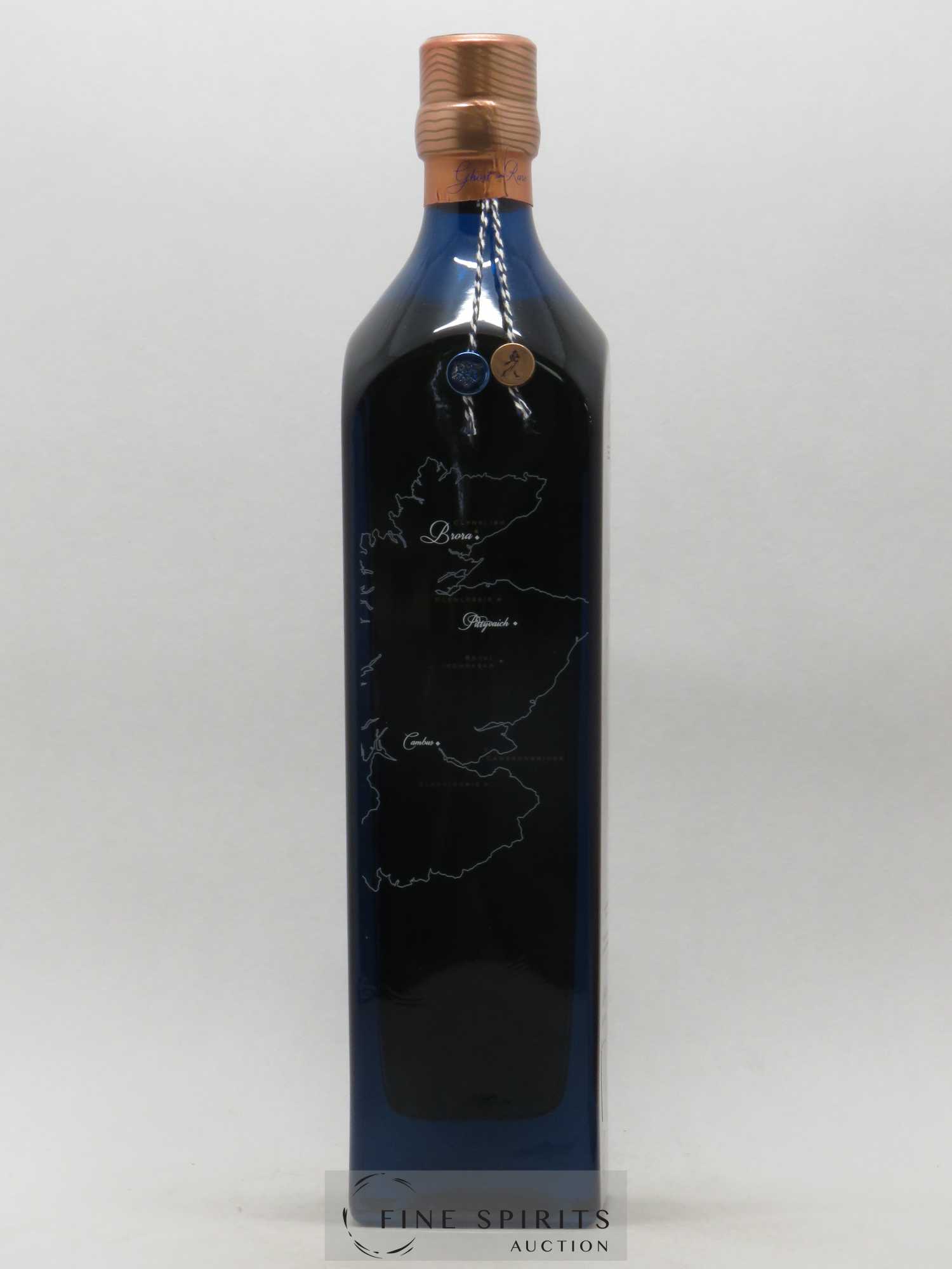 Johnnie Walker Of. Ghost and Rare Brora and 8 Rare Whiskies Blue Label - Special Blend (70 cl.) - Lot of 1 bottle - 4
