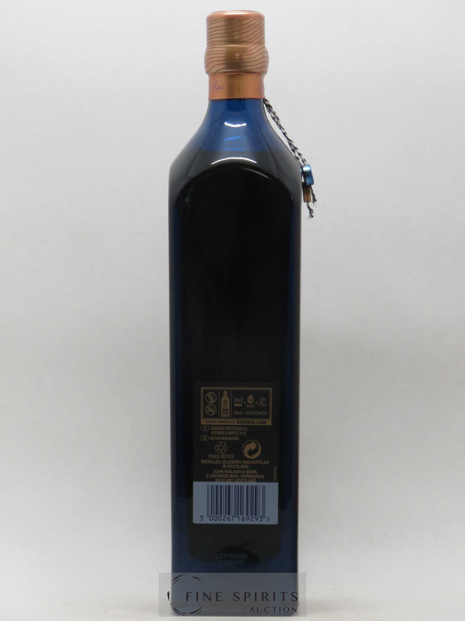 Johnnie Walker Of. Ghost and Rare Brora and 8 Rare Whiskies Blue Label - Special Blend (70 cl.) - Lot de 1 bouteille - 3
