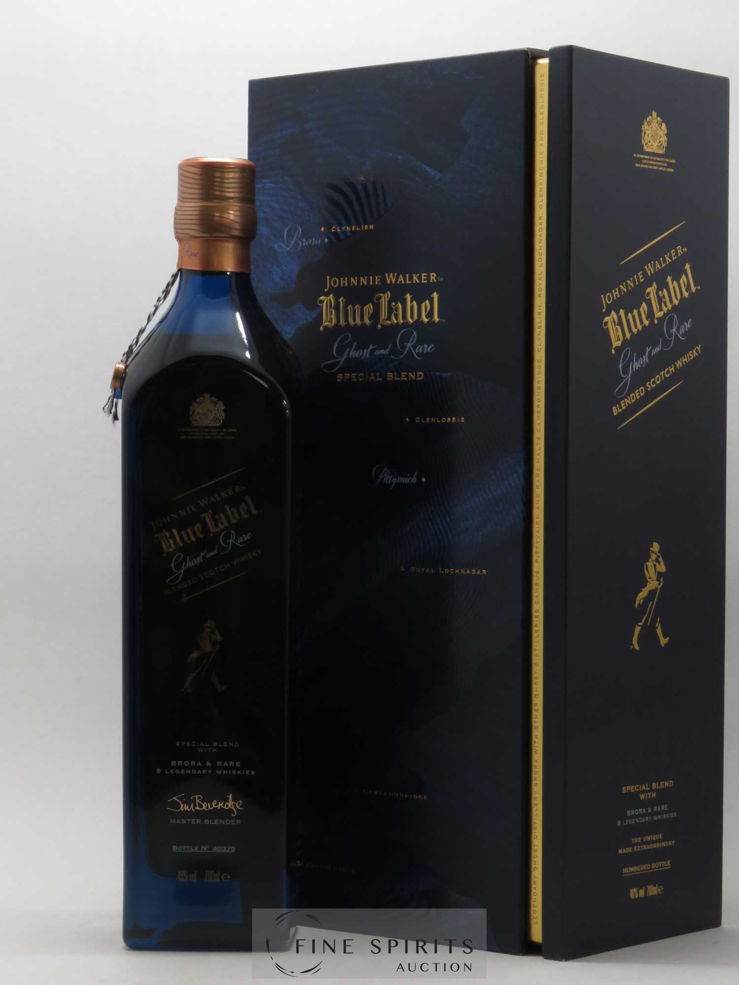 Johnnie Walker Of. Ghost and Rare Brora and 8 Rare Whiskies Blue Label - Special Blend (70 cl.) - Lot de 1 bouteille - 0