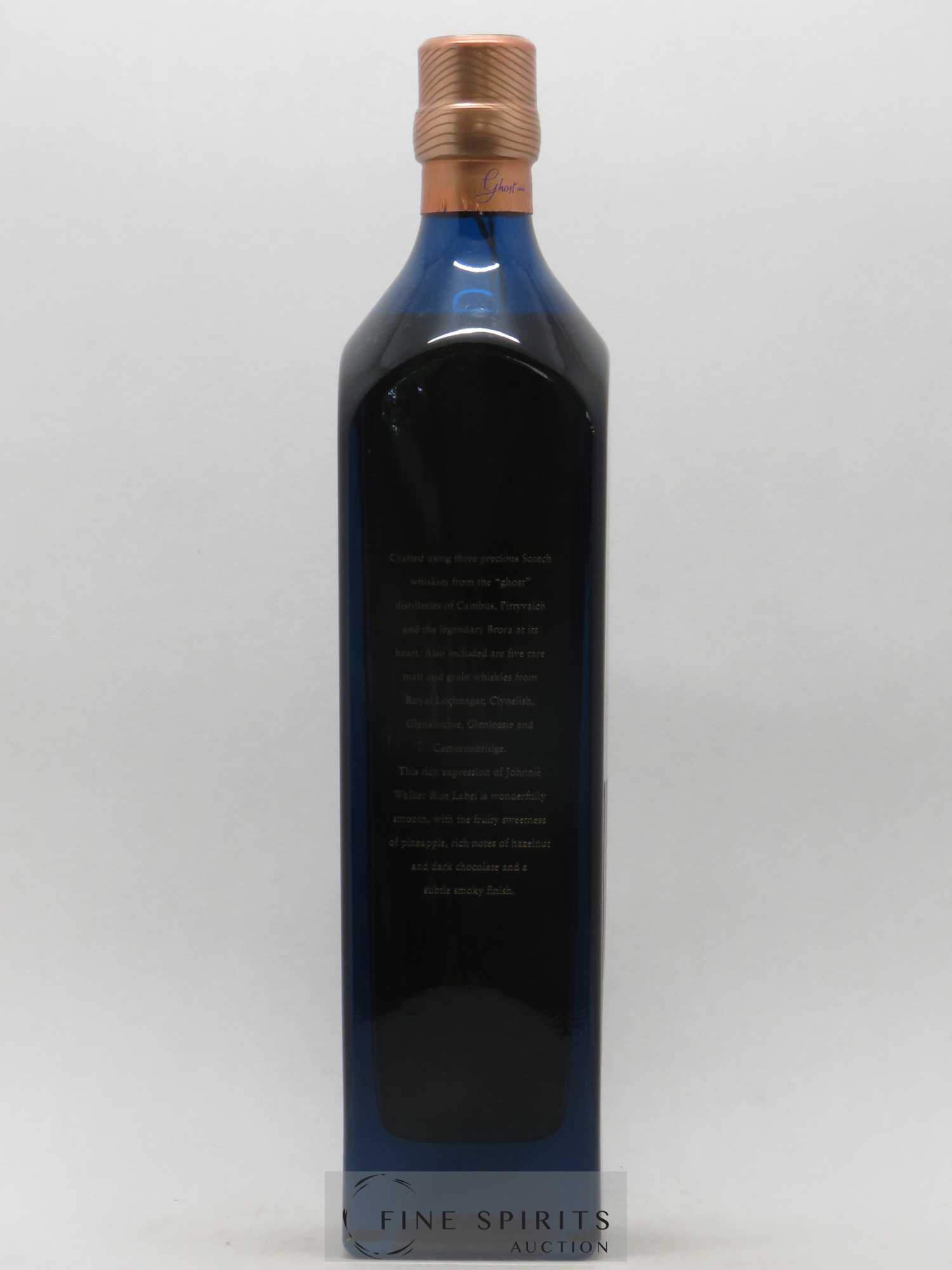 Johnnie Walker Of. Ghost and Rare Brora and 8 Rare Whiskies Blue Label - Special Blend (70 cl.) - Lot de 1 bouteille - 2