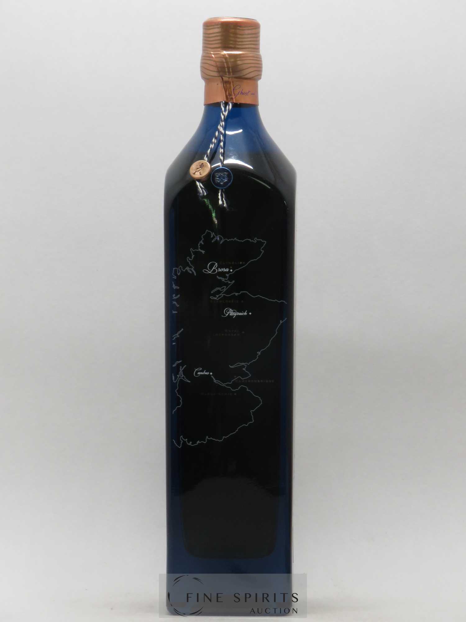 Johnnie Walker Of. Ghost and Rare Brora and 8 Rare Whiskies Blue Label - Special Blend (70 cl.) - Lot de 1 bouteille - 4