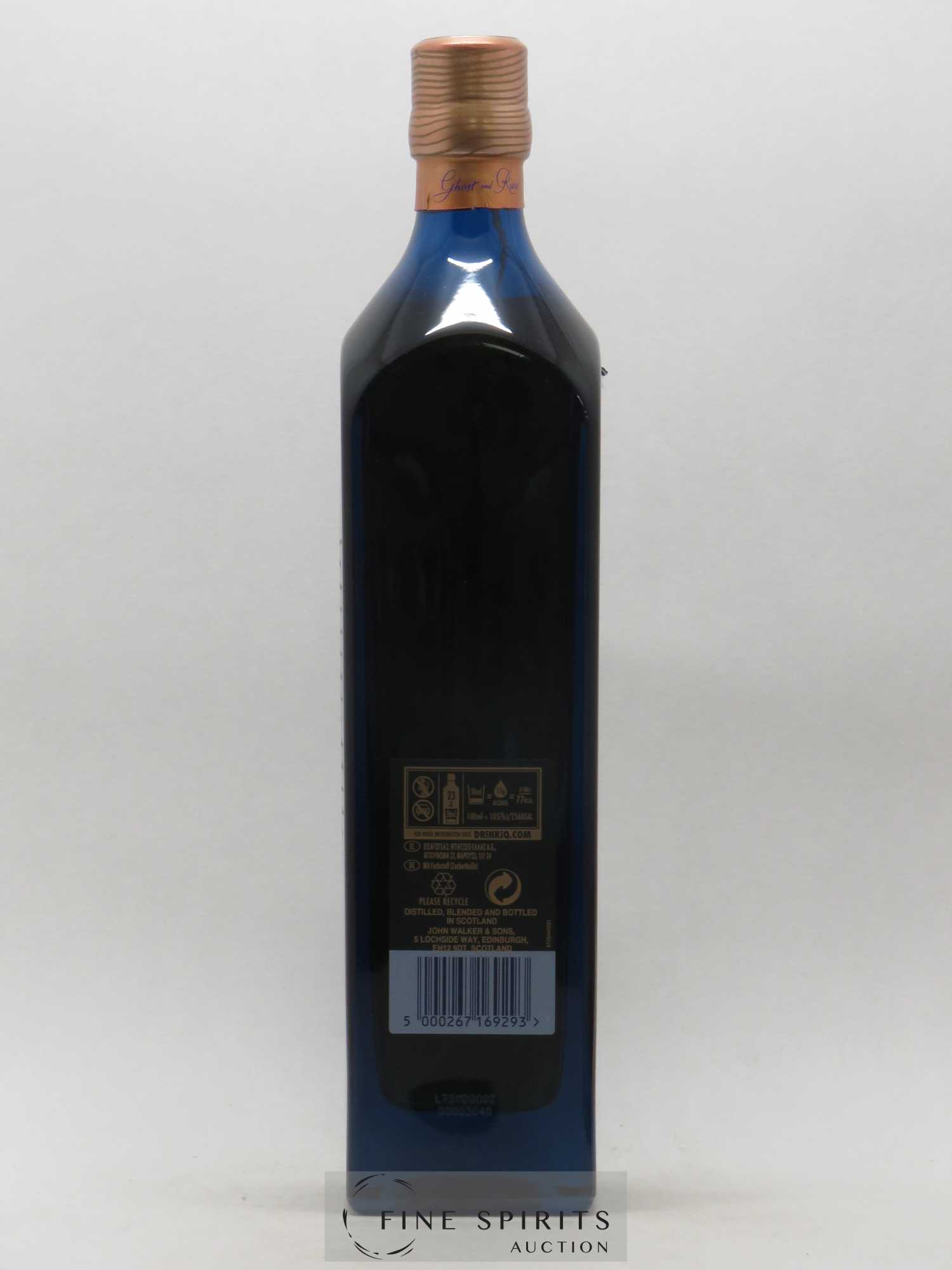 Johnnie Walker Of. Ghost and Rare Brora and 8 Rare Whiskies Blue Label - Special Blend (70 cl.) - Lot of 1 bottle - 3