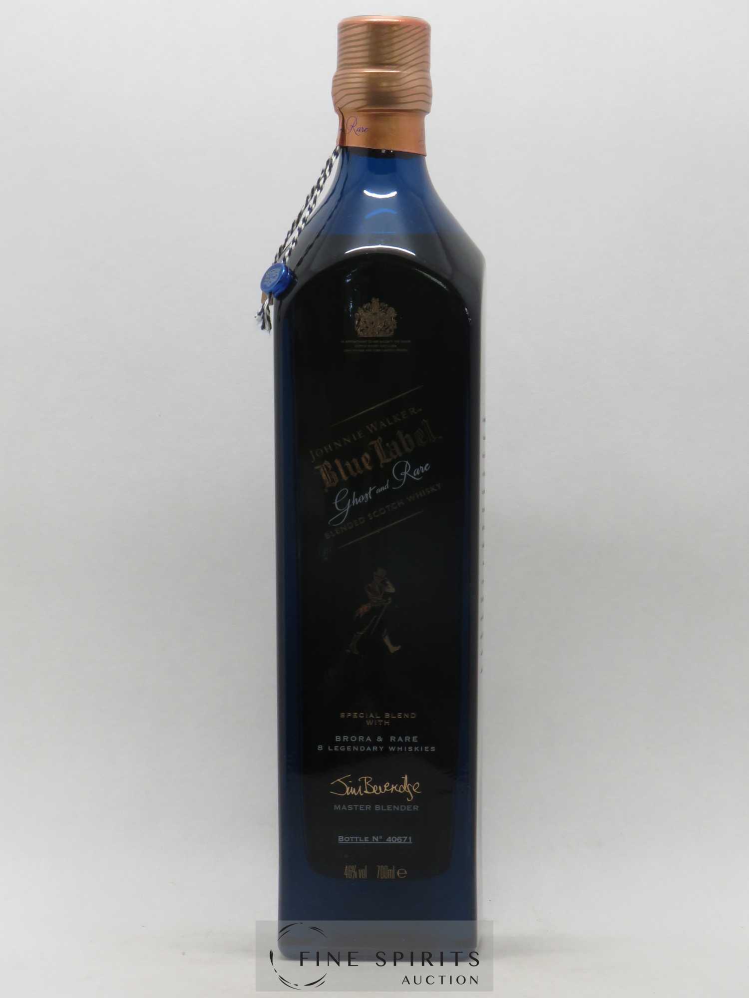 Johnnie Walker Of. Ghost and Rare Brora and 8 Rare Whiskies Blue Label - Special Blend (70 cl.) - Lot de 1 bouteille - 1