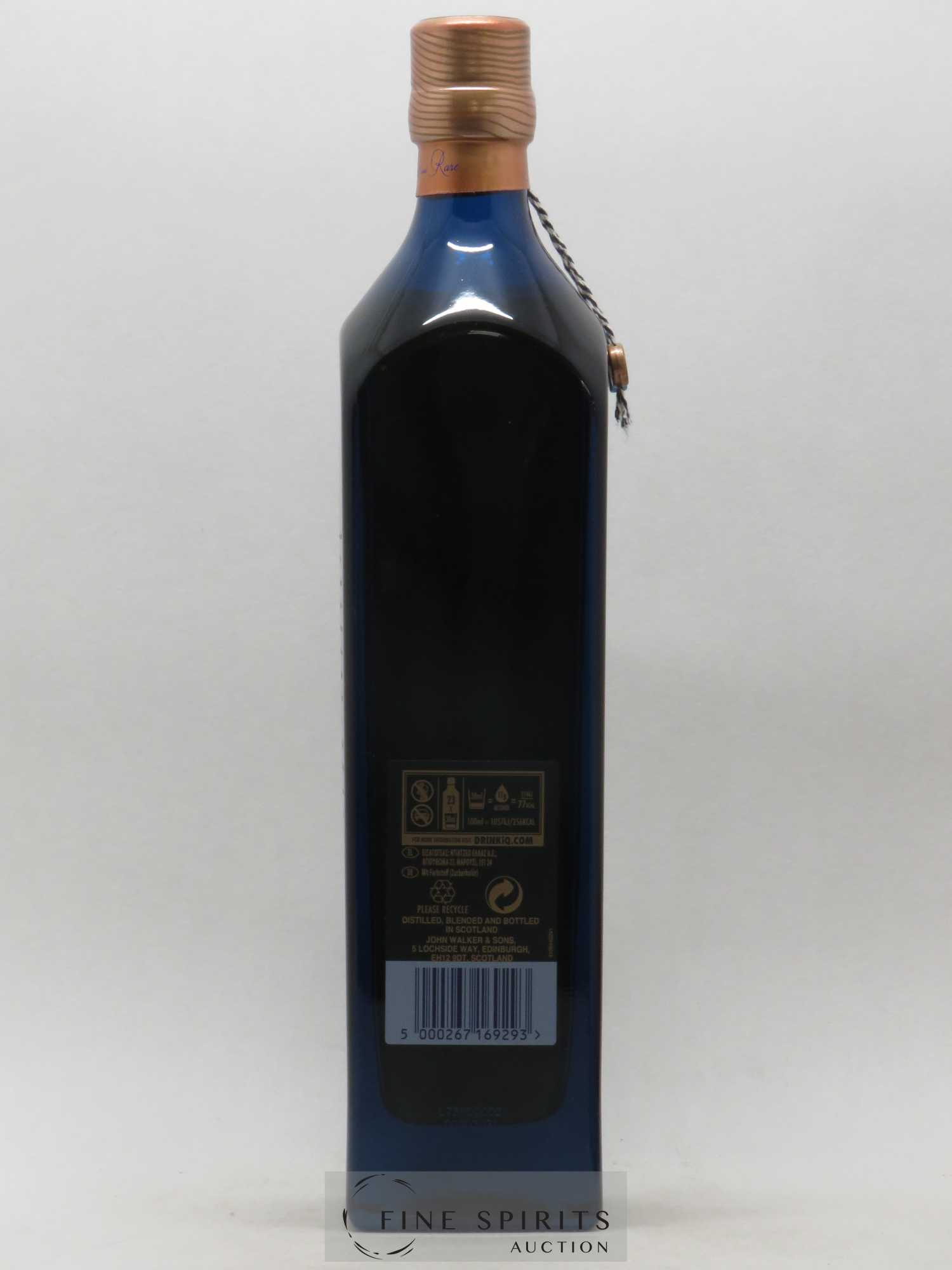 Johnnie Walker Of. Ghost and Rare Brora and 8 Rare Whiskies Blue Label - Special Blend (70 cl.) - Lot de 1 bouteille - 3