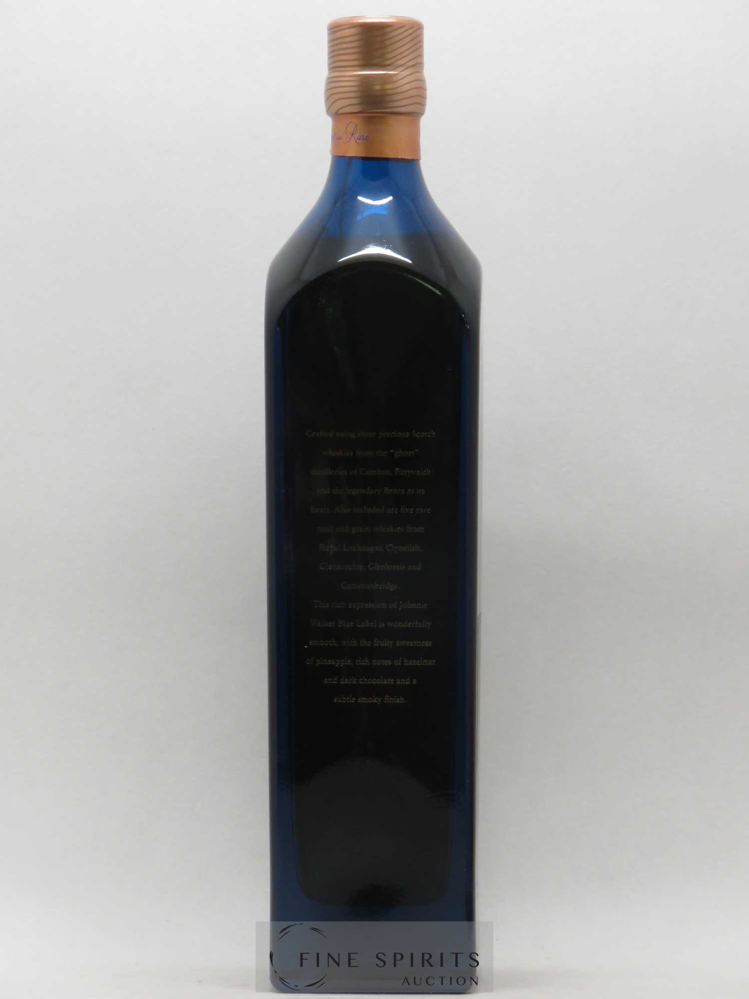 Johnnie Walker Of. Ghost and Rare Brora and 8 Rare Whiskies Blue Label - Special Blend (70 cl.) - Lot de 1 bouteille - 2
