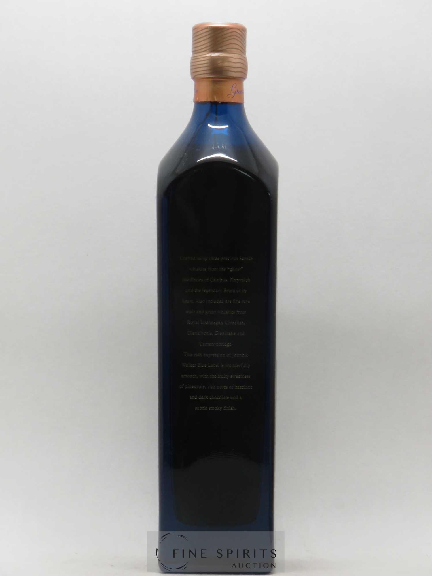Johnnie Walker Of. Ghost and Rare Brora and 8 Rare Whiskies Blue Label - Special Blend (70 cl.) - Lot de 1 bouteille - 2