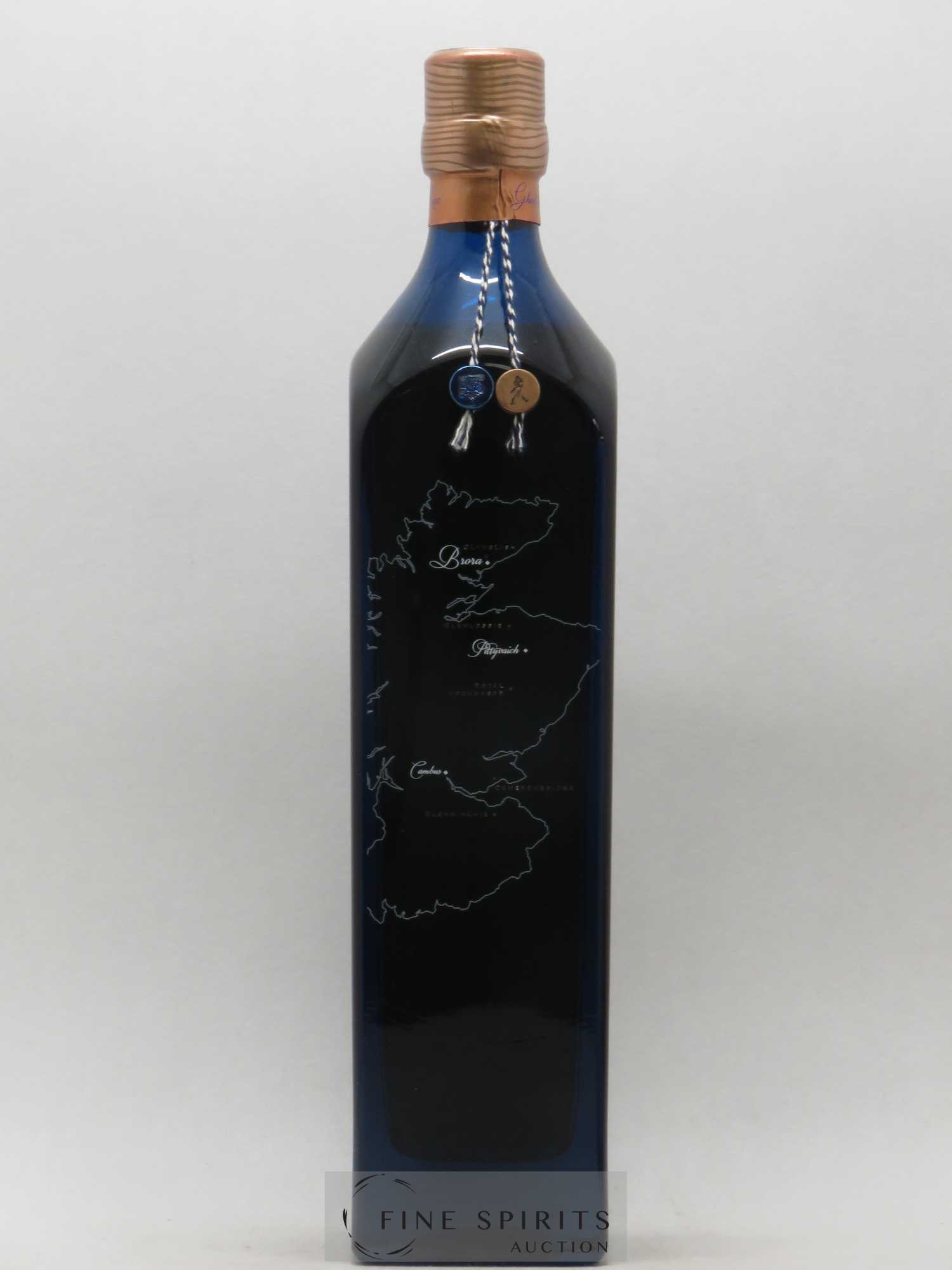Johnnie Walker Of. Ghost and Rare Brora and 8 Rare Whiskies Blue Label - Special Blend (70 cl.) - Lot de 1 bouteille - 4