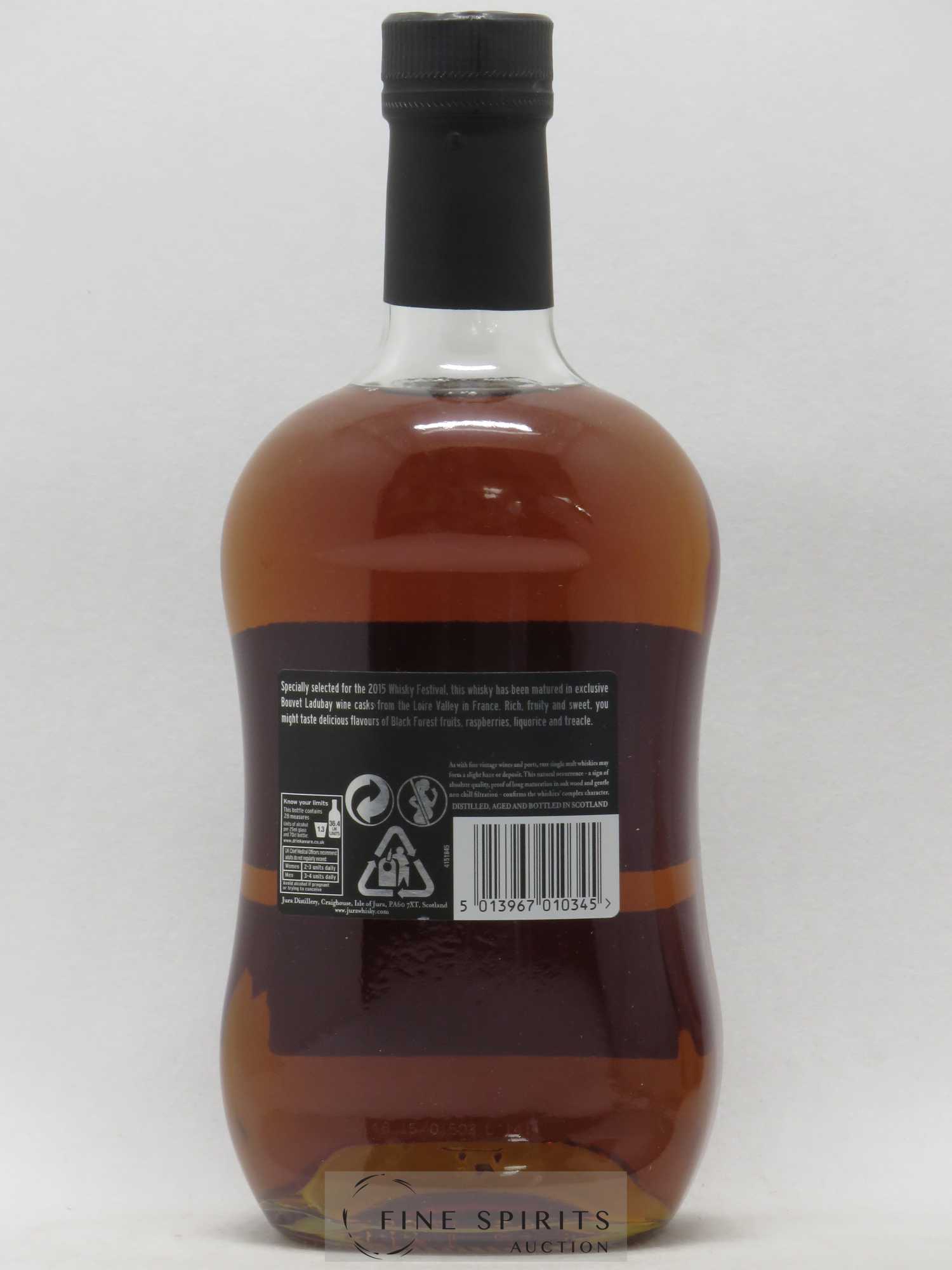 Jura 1997 Of. Tastival - Whisky Festival 2015 Exclusive Bouvet Ladubay Wine Casks - One of 3970 - bottled 2015 Limited Edition - Lot de 1 bouteille - 1