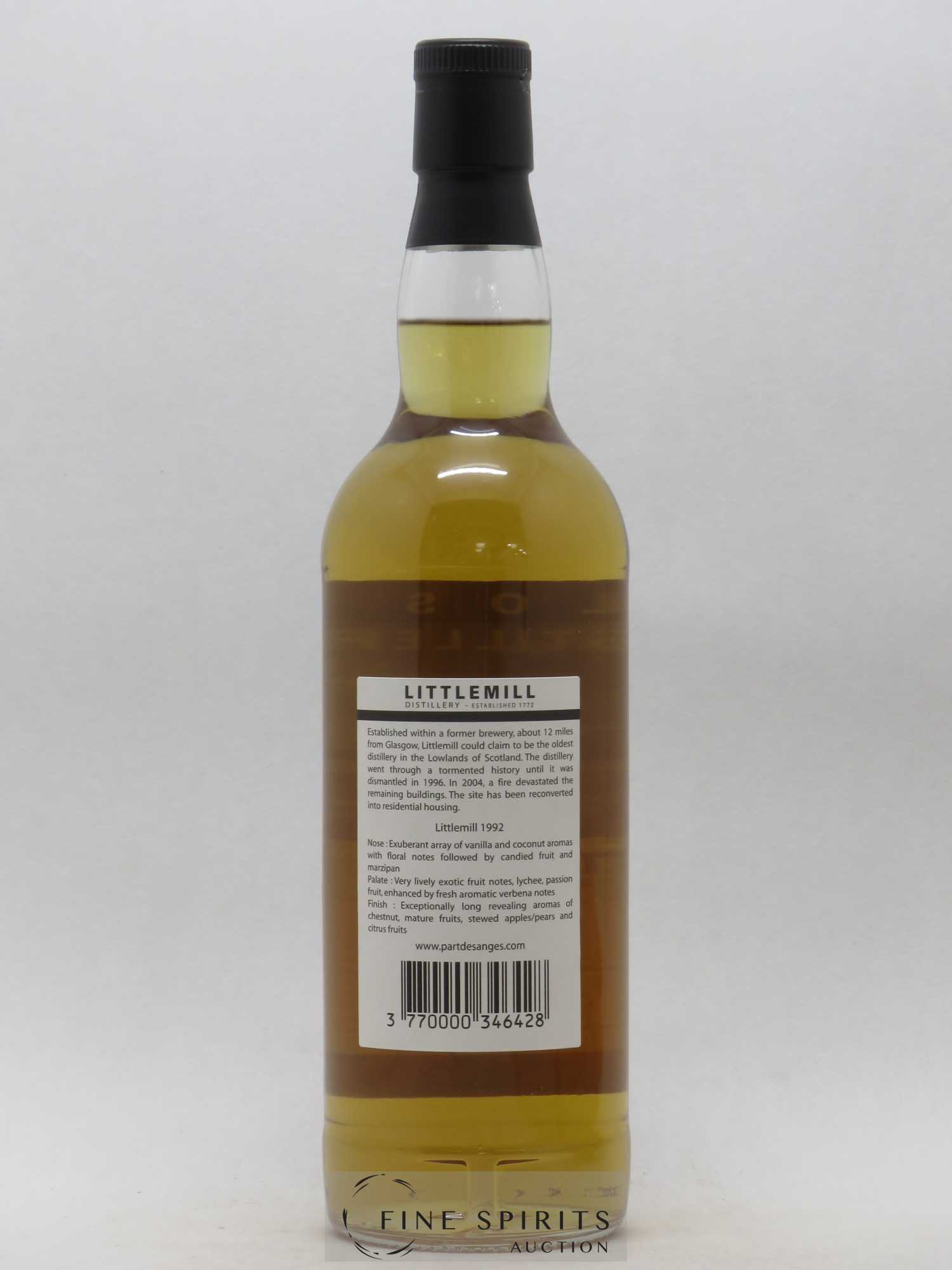 Littlemill 21 years 1992 Part des Anges Closed Distilleries One of 201 - bottled 2013 - Lot de 1 bouteille - 2