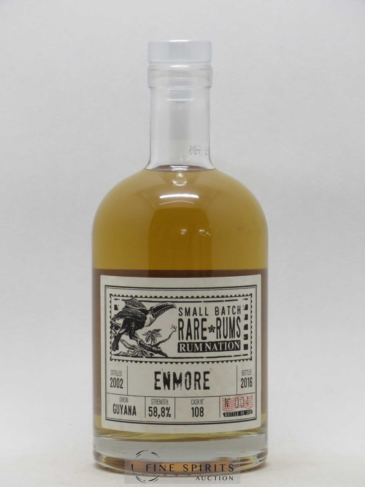 Enmore 2002 Rossi & Rossi Cask n°108 - One of 208 - bottled 2016 LMDW 60th Anniversary Rum Nation Rare Rums - Lot de 1 bouteille - 1