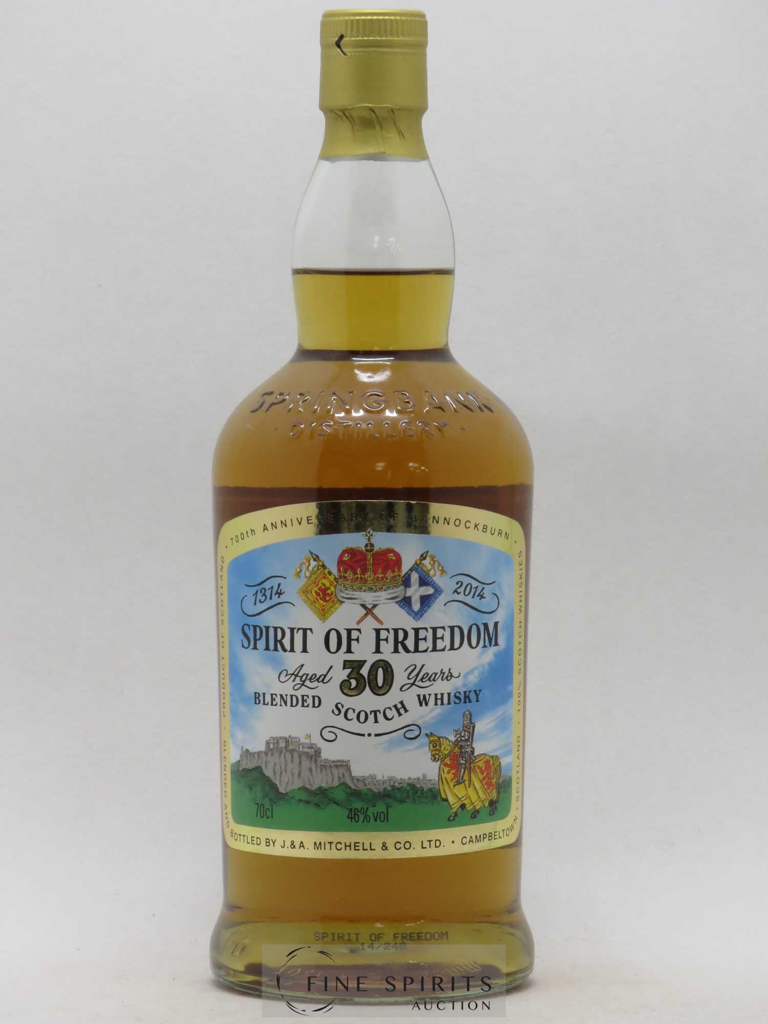Spirit of Freedom 30 years Of. One of 2014 bottles - Lot de 1 bouteille - 1