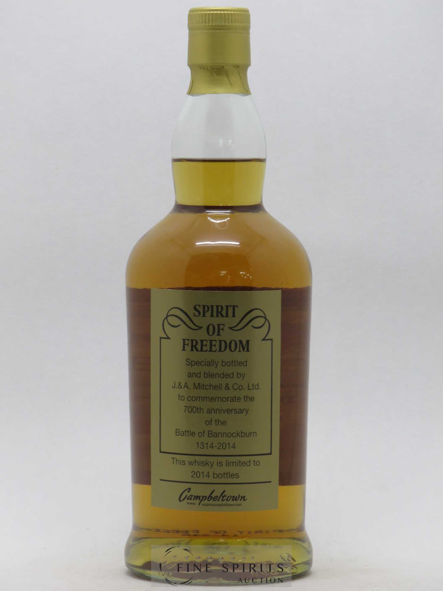 Spirit of Freedom 30 years Of. One of 2014 bottles - Lot de 1 bouteille - 2
