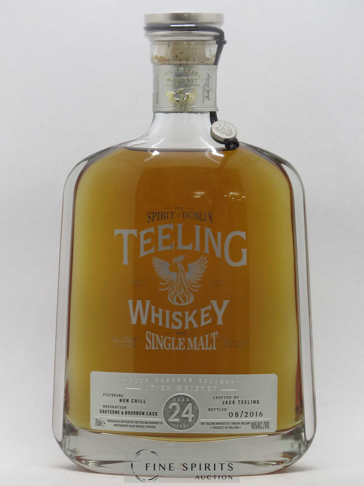 Teeling 24 years Of. The Spirit of Dublin Sauterne & Bourbon Cask - One of 5000 - bottled 2016 Vintage Reserve Collection - Lot de 1 bouteille - 1