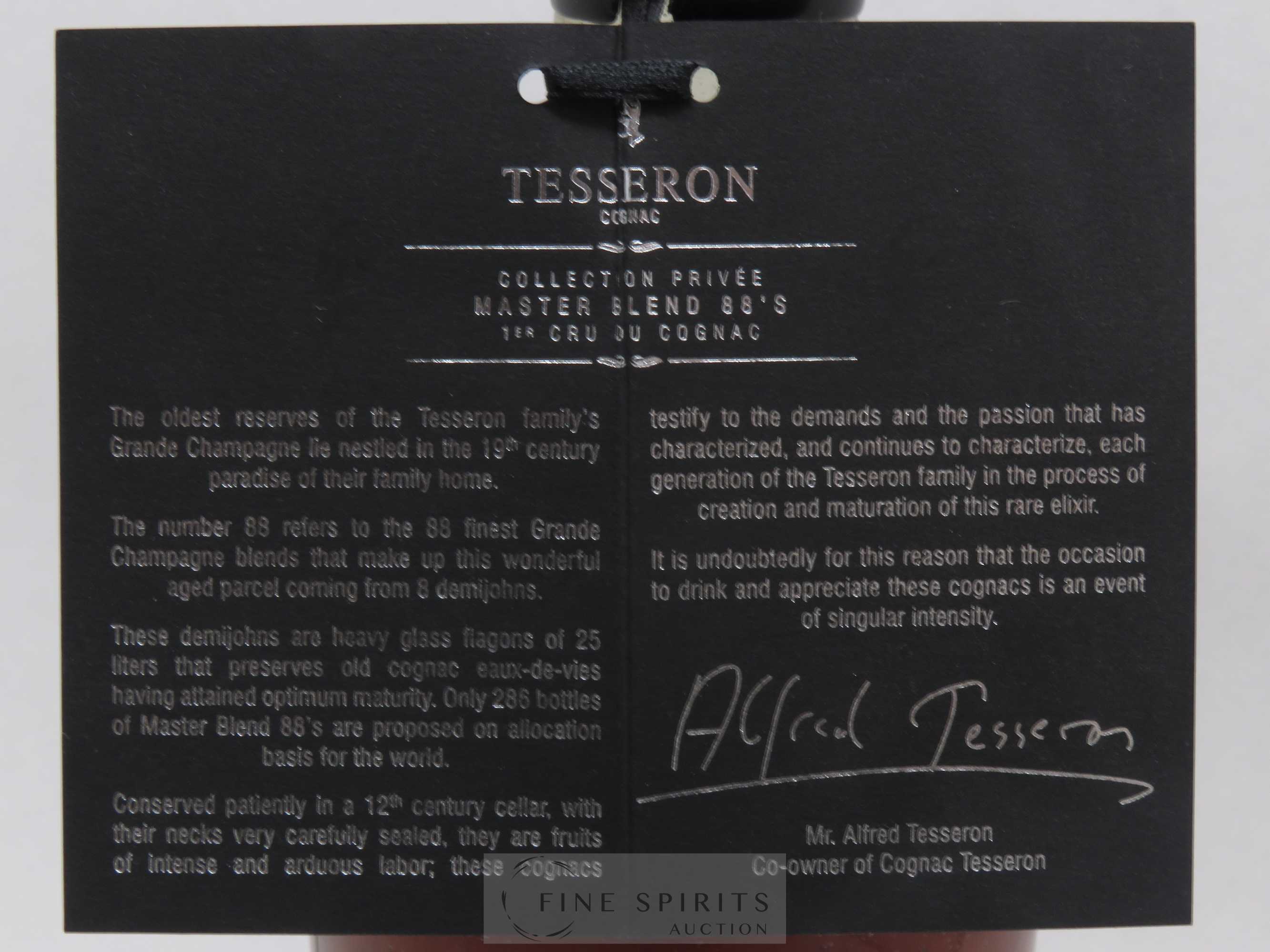 Tesseron Of. Master Blend 88's One of 286 bottles Collection Privée - Lot of 1 bottle - 4