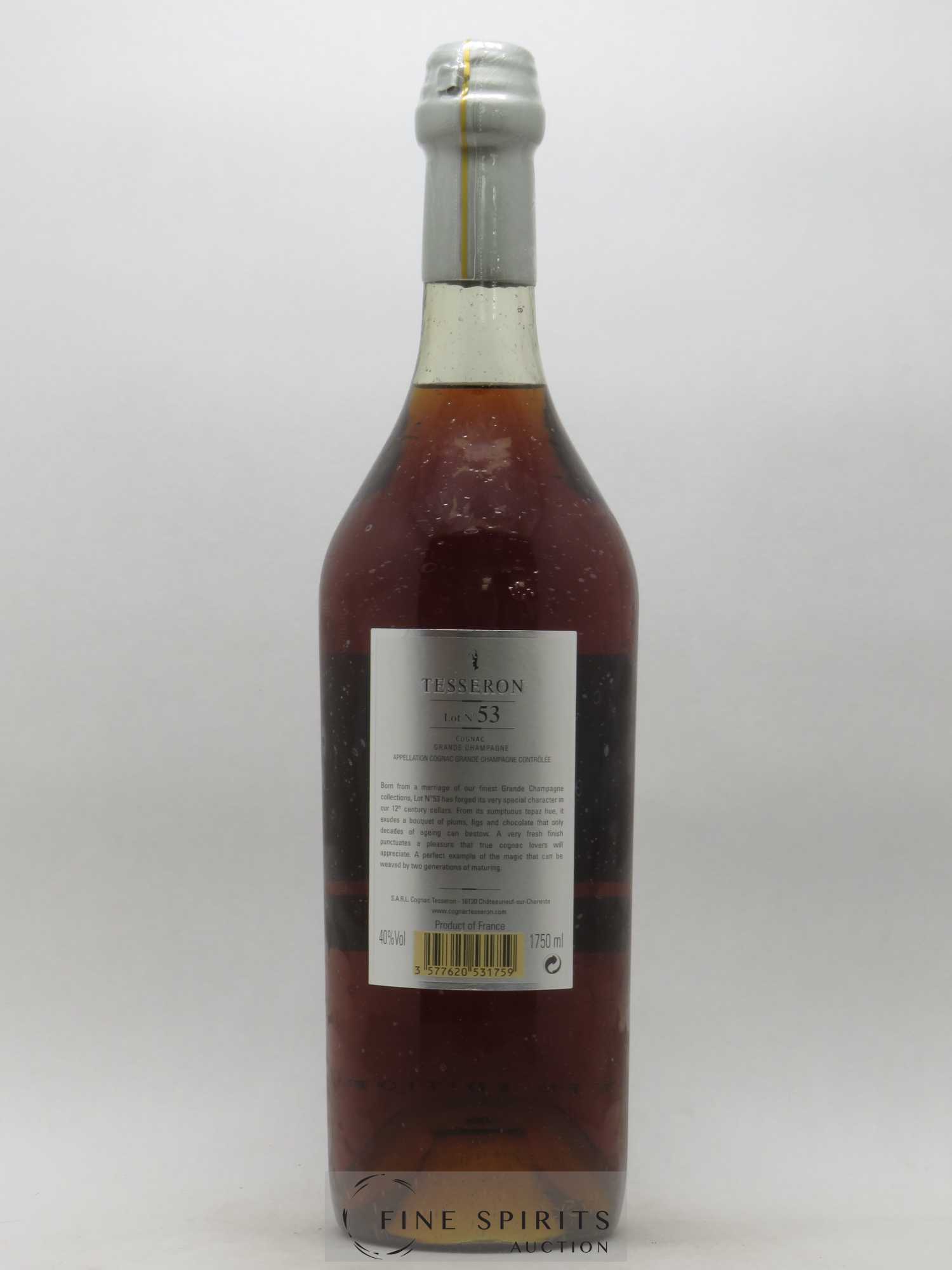 Tesseron Of. Cognac 1er Cru Lot n°53 X.O Perfection - Limited Edition - Lot de 1 bouteille - 2