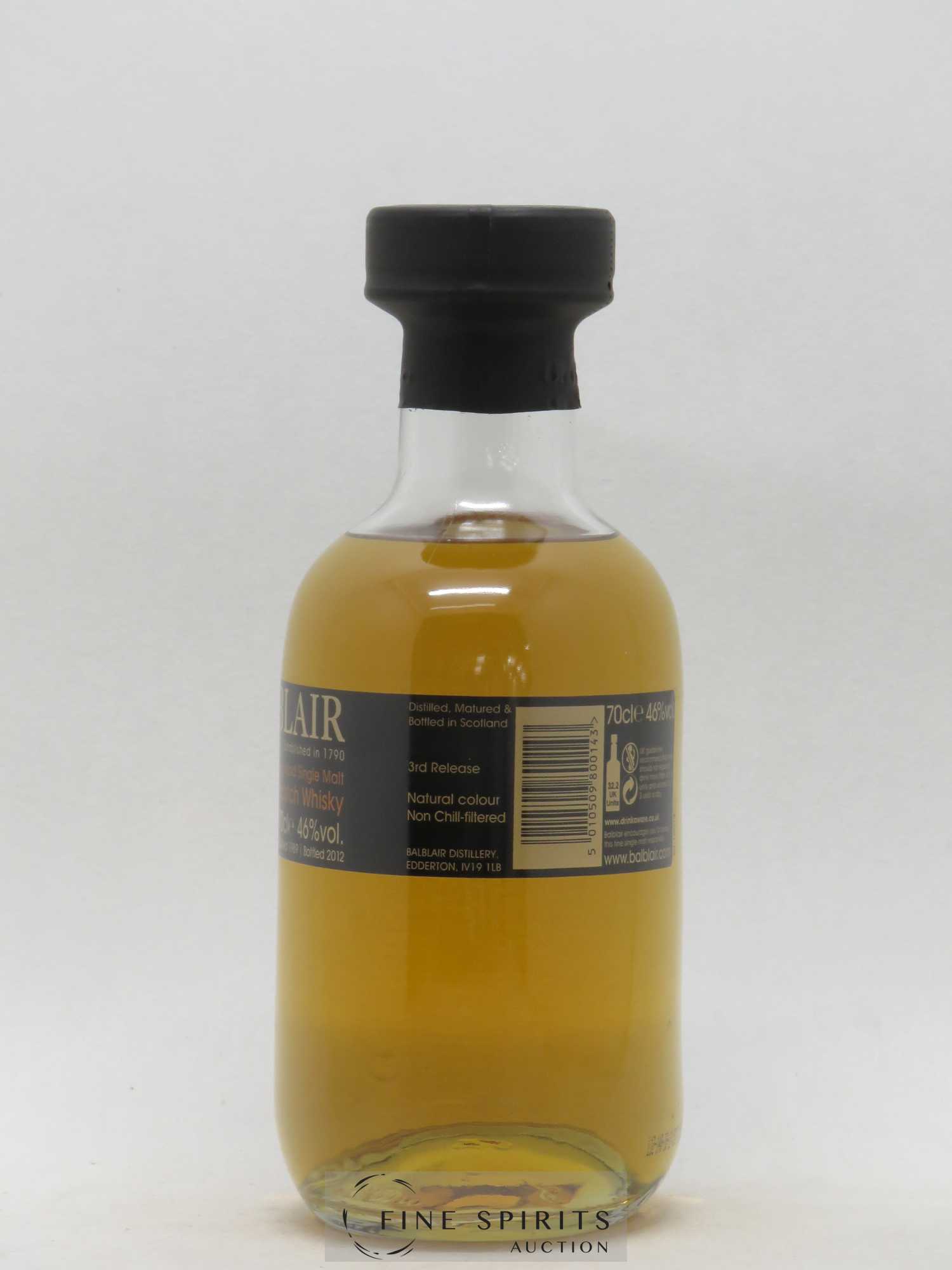 Balblair 1989 Of. 3rd Release - bottled 2012 - Lot de 1 bouteille - 2