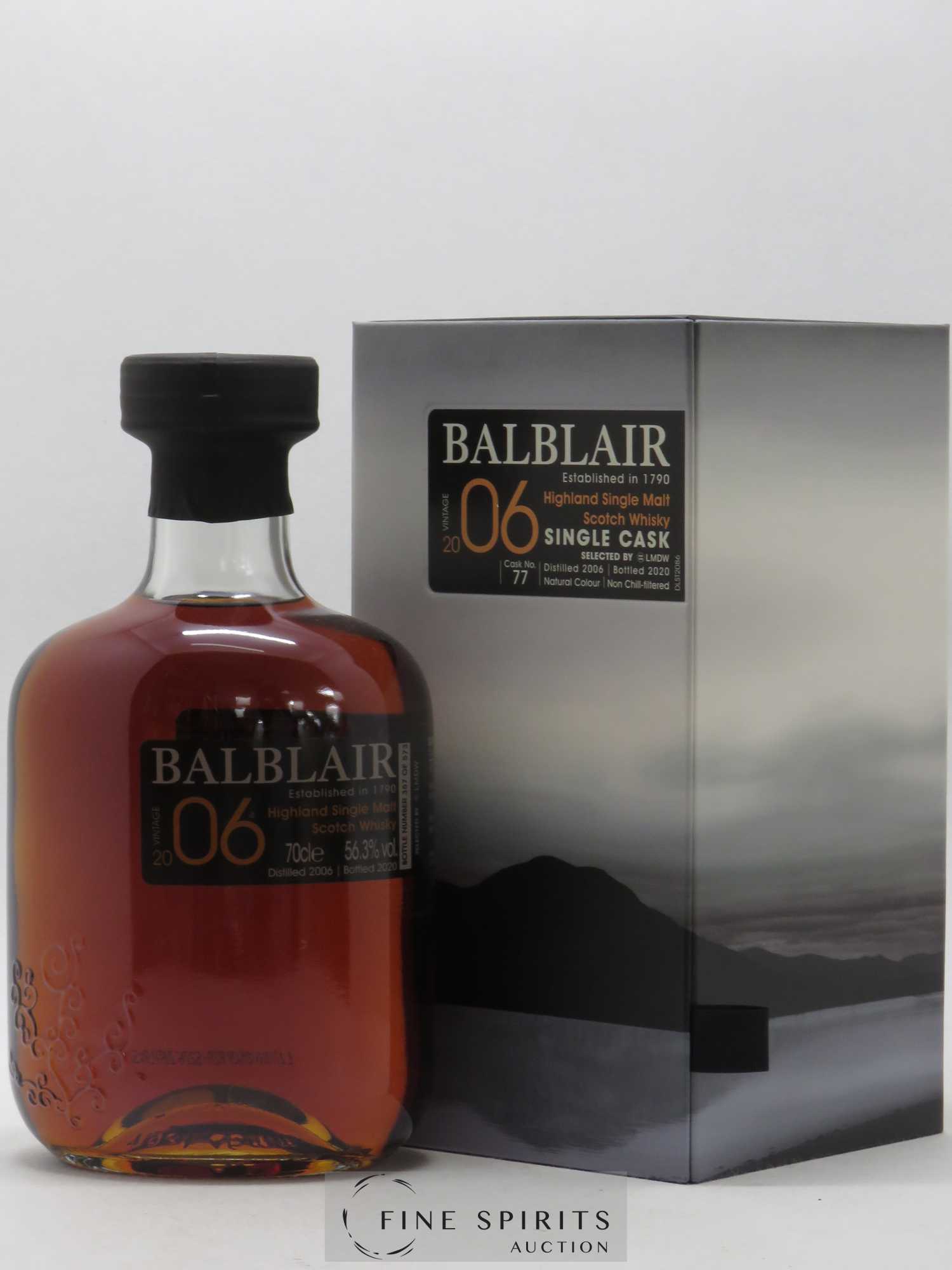 Balblair 2006 Of. Cask n°77 - One of 573 - bottled 2020 LMDW - Lot de 1 bouteille - 0