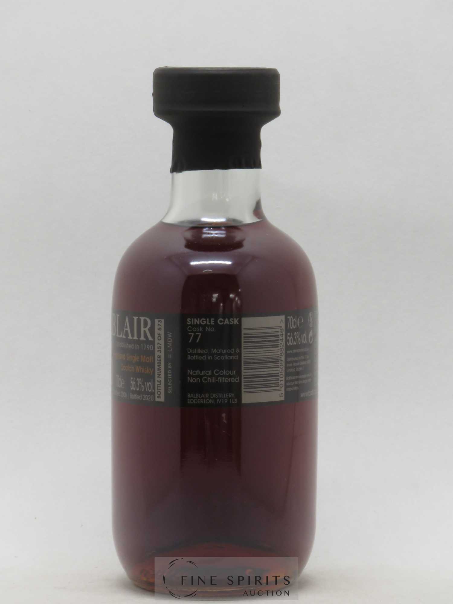 Balblair 2006 Of. Cask n°77 - One of 573 - bottled 2020 LMDW - Lot de 1 bouteille - 2
