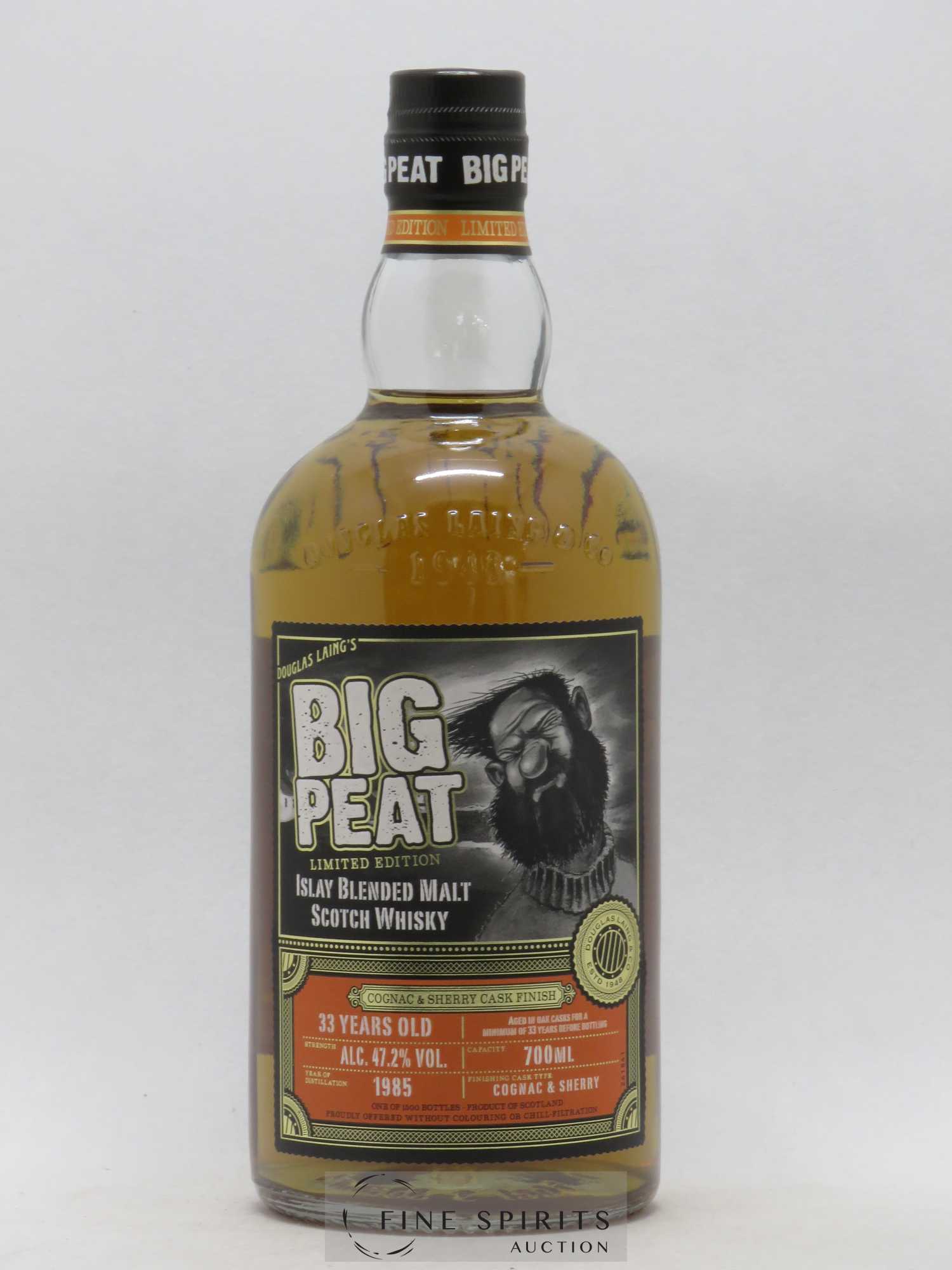 Big Peat 33 years 1985 Douglas Laing Cognac & Sherry Finish - Lot de 1 bouteille - 1