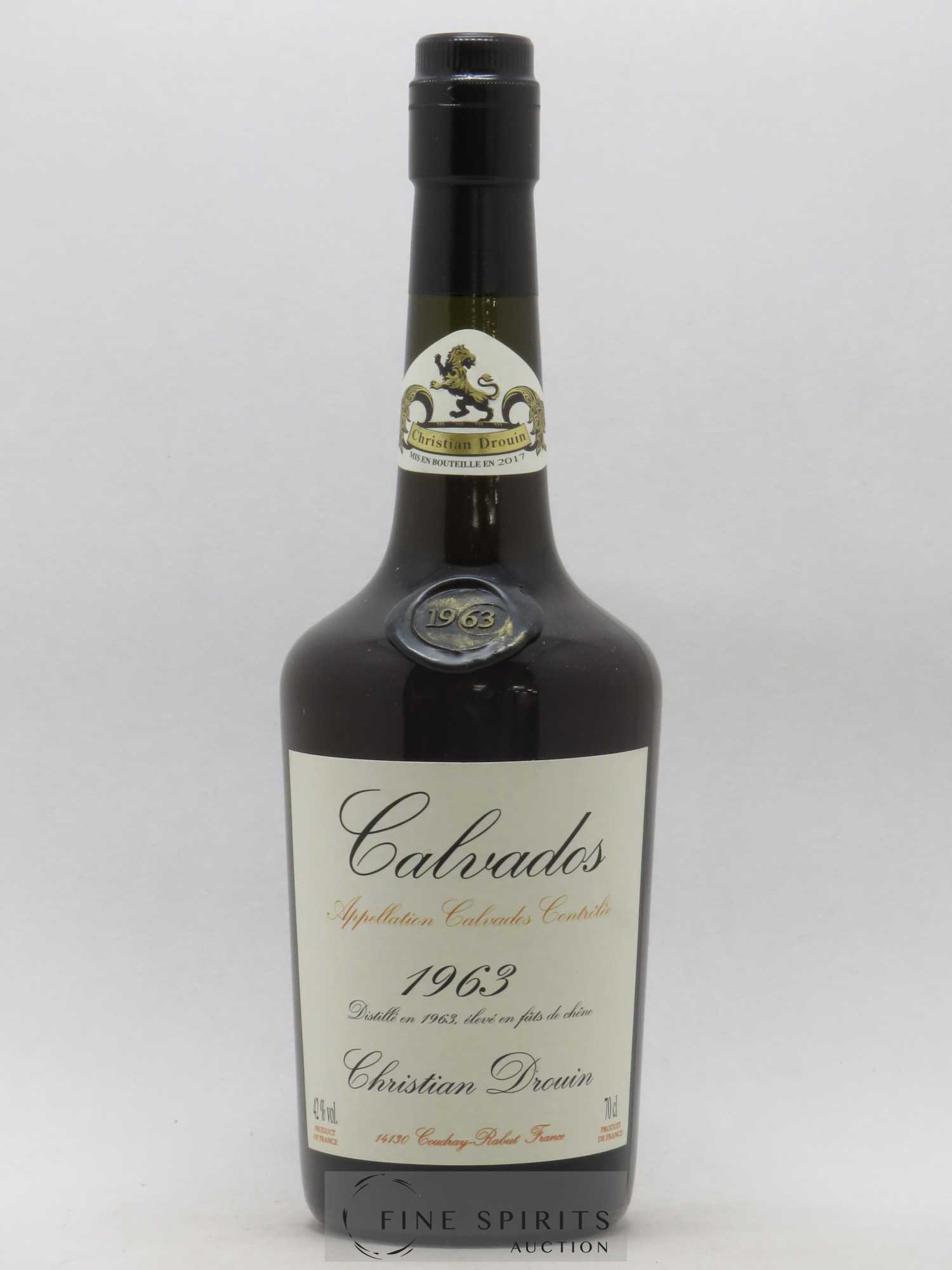 Christian Drouin 1963 Of. Coeur de Lion Elevé en fûts de chêne - Lot de 1 bouteille - 1