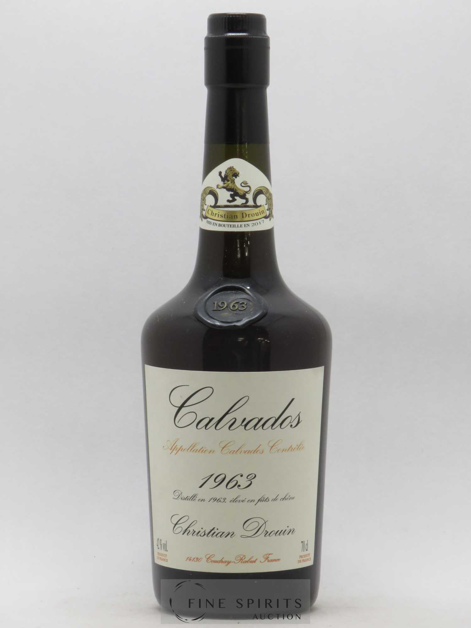 Christian Drouin 1963 Of. Coeur de Lion Elevé en fûts de chêne - Lot de 1 bouteille - 1