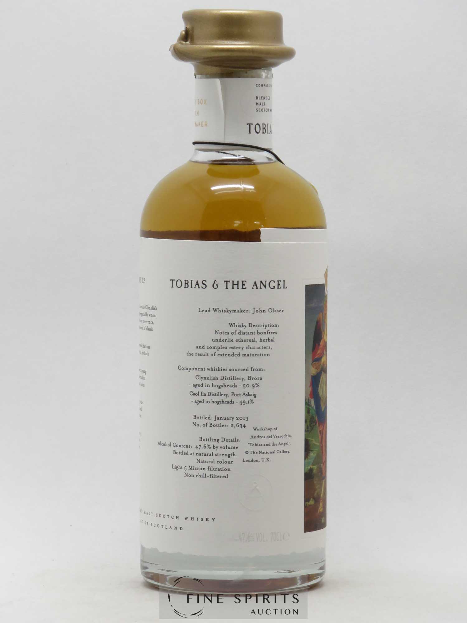 Tobias and the Angel Compass Box One of 2634 - bottled 2019 Limited Edition - Lot de 1 bouteille - 2