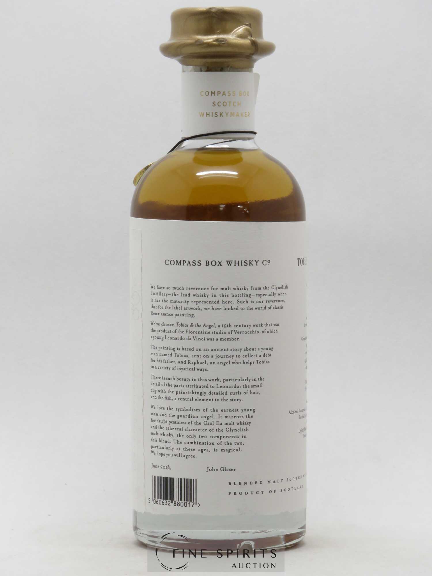 Tobias and the Angel Compass Box One of 2634 - bottled 2019 Limited Edition - Lot de 1 bouteille - 3