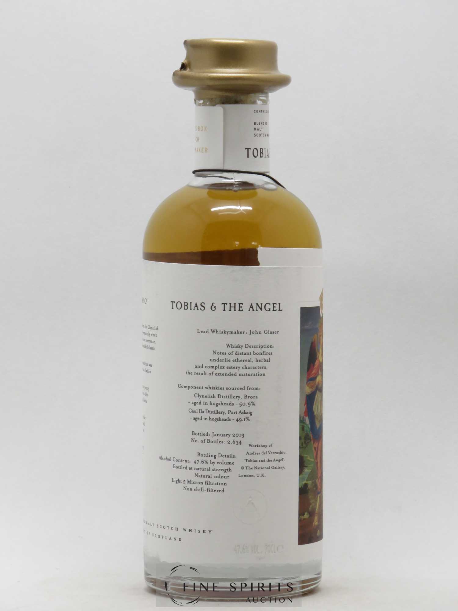Tobias and the Angel Compass Box One of 2634 - bottled 2019 Limited Edition - Lot de 1 bouteille - 2