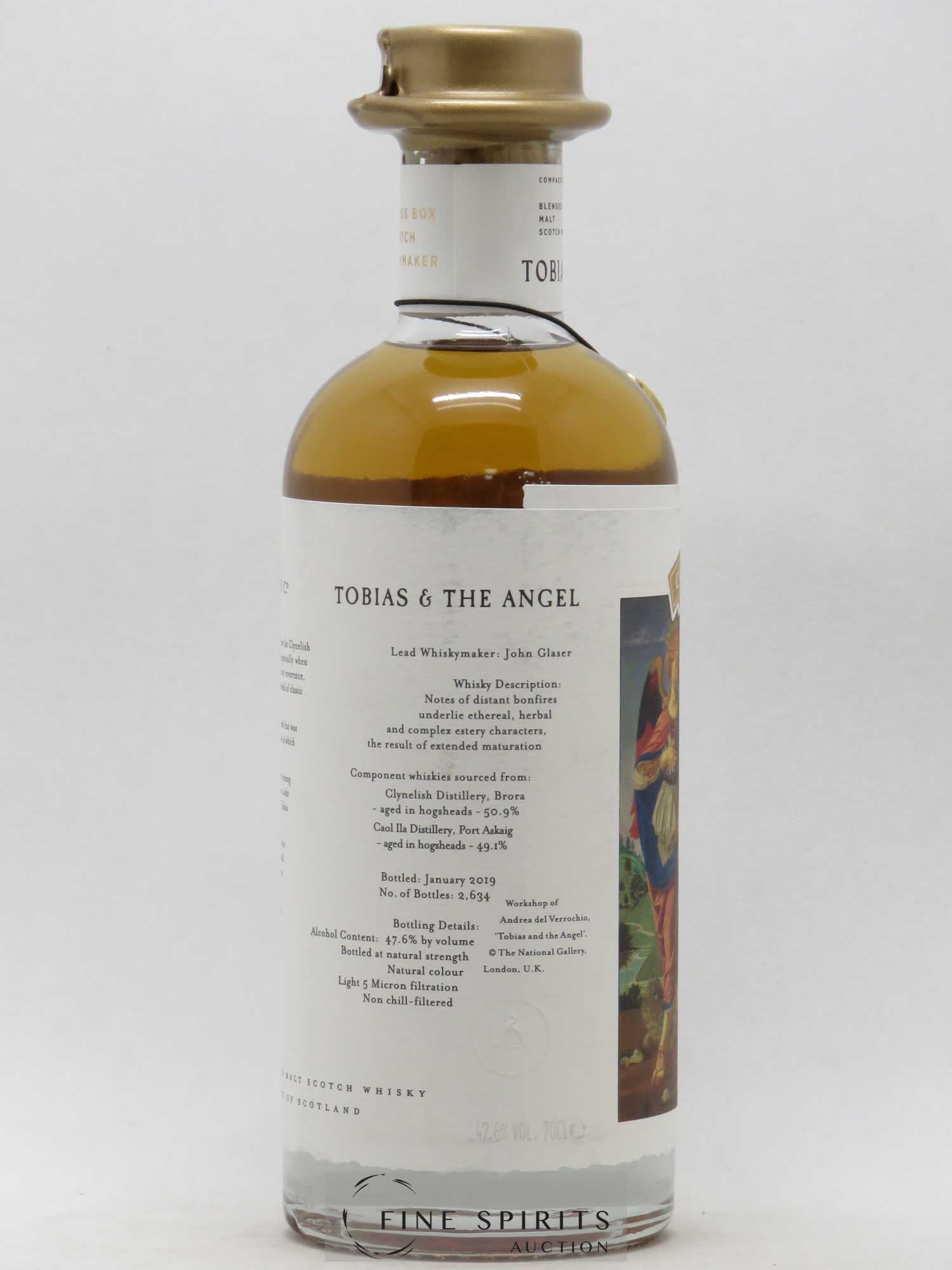 Tobias and the Angel Compass Box One of 2634 - bottled 2019 Limited Edition - Lot de 1 bouteille - 2