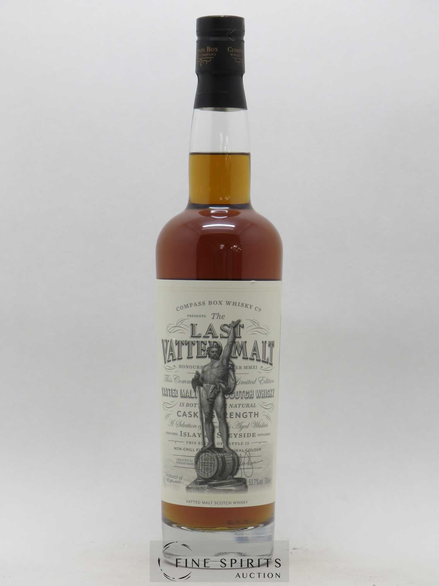 The Last Vatted Malt Compass Box bottled 2011 Limited Edition of 1323 bottles - Lot de 1 bouteille - 1