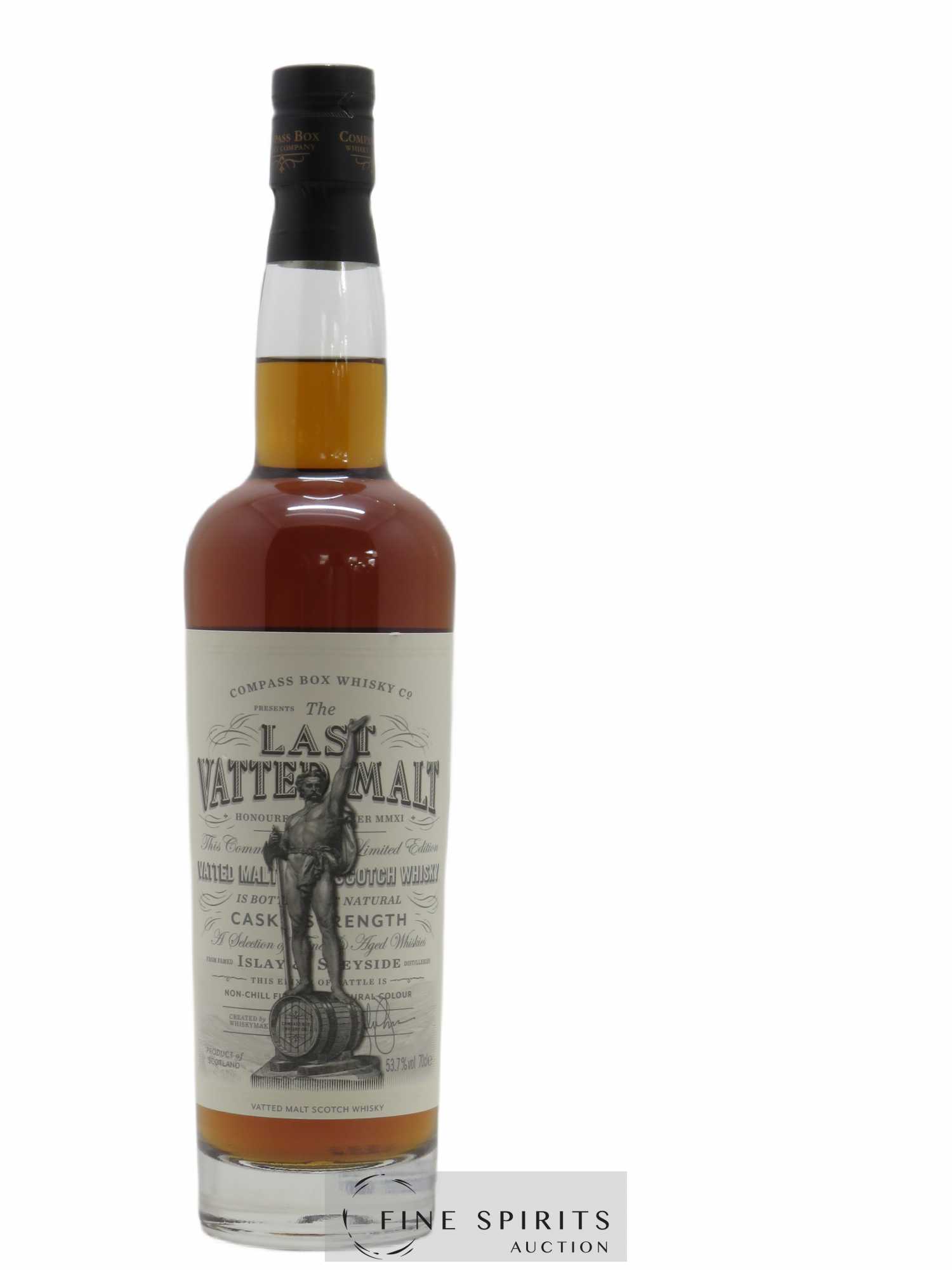 The Last Vatted Malt Compass Box bottled 2011 Limited Edition of 1323 bottles - Lot de 1 bouteille - 0