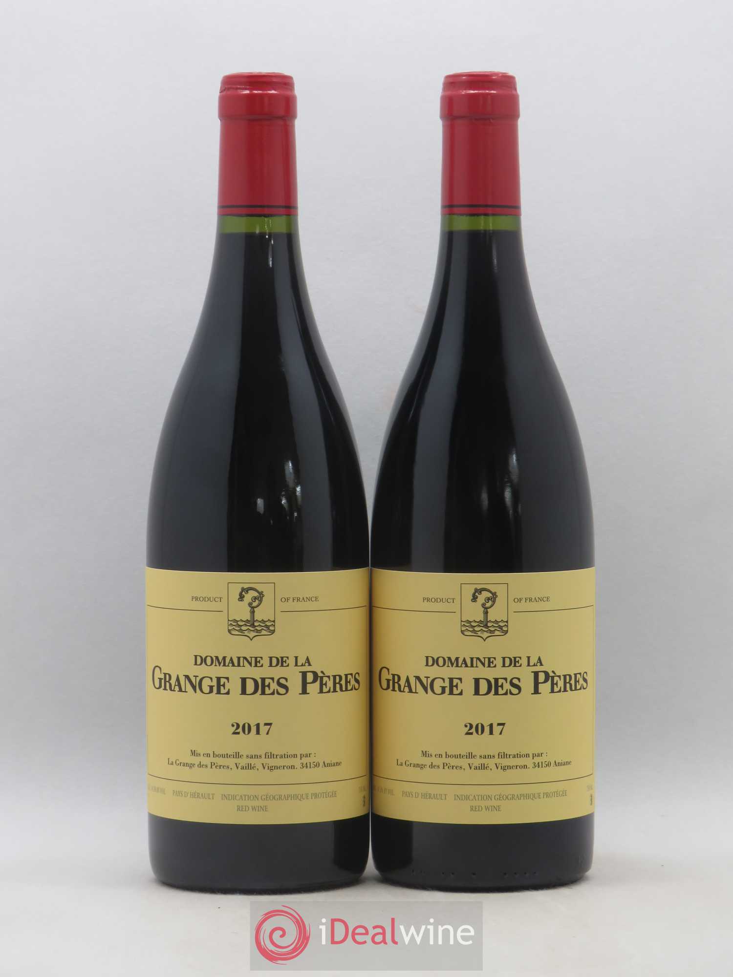 Pays d'Hérault Grange des Pères Laurent Vaillé 2017 - Lot de 2 bouteilles - 0