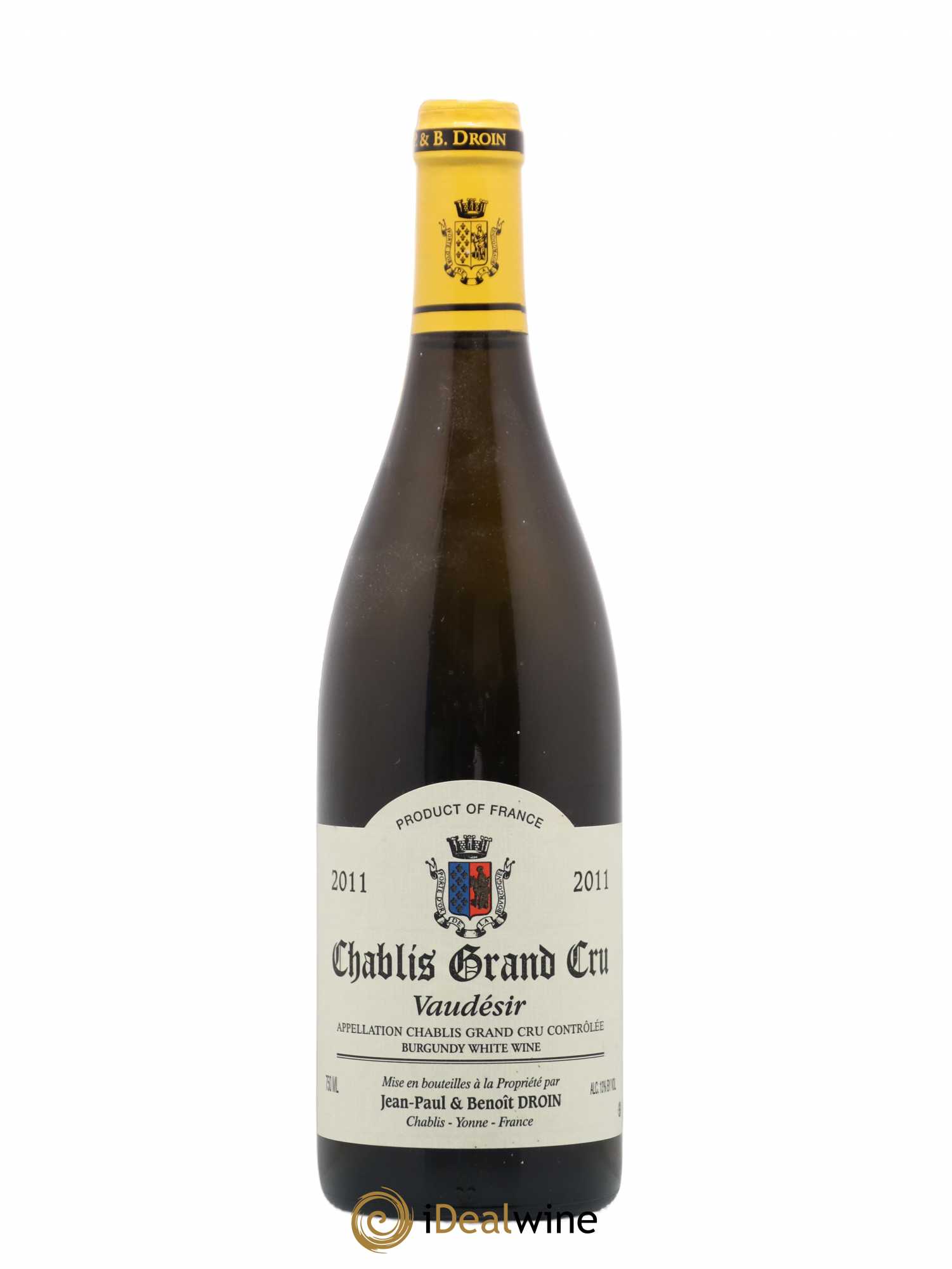 Chablis Grand Cru Vaudésir Jean-Paul & Benoît Droin (Domaine) 2011 - Lot de 1 bouteille - 0