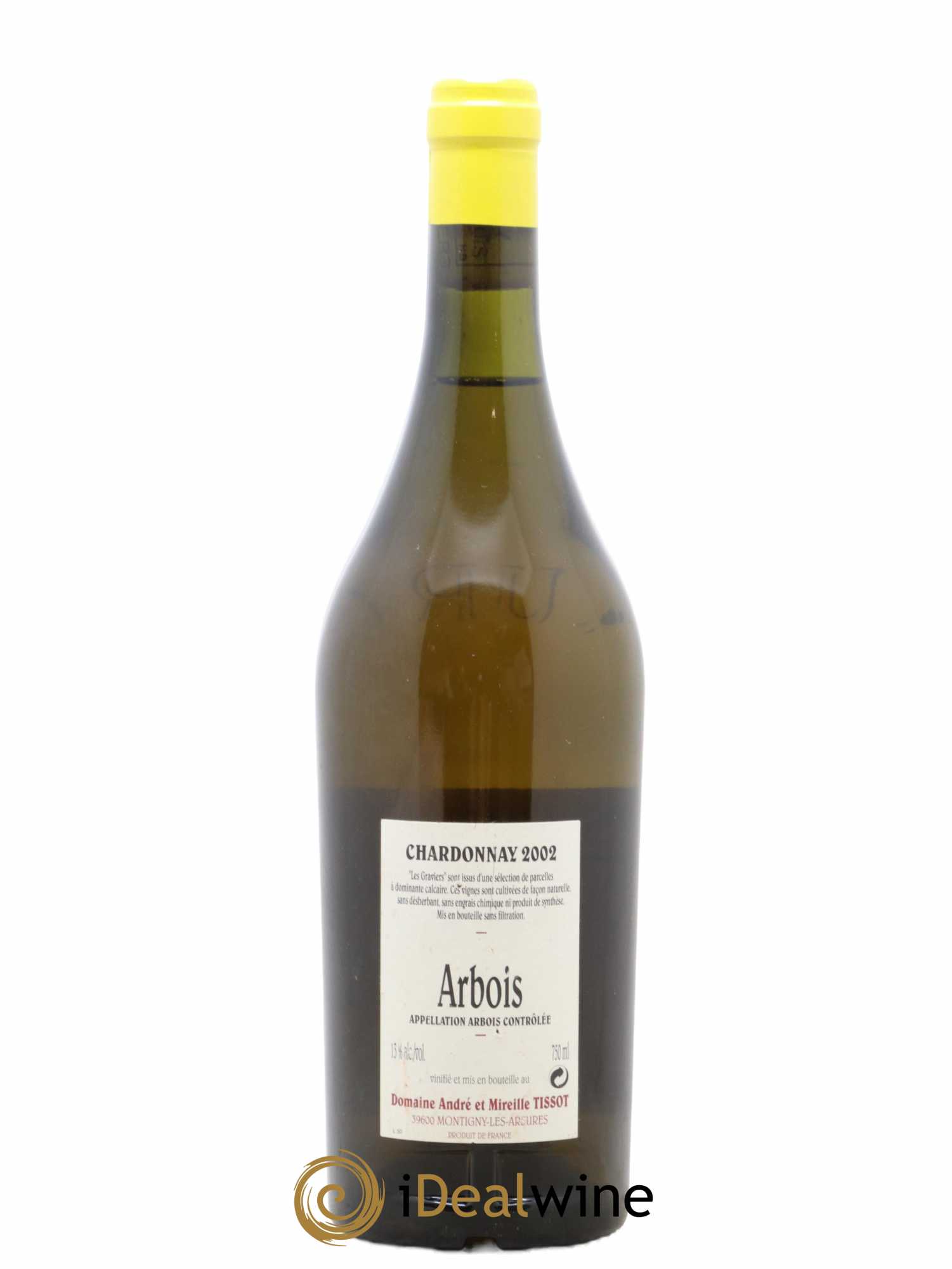 Arbois Chardonnay Les Graviers Bénédicte et Stéphane Tissot 2002 - Lot de 1 bouteille - 1