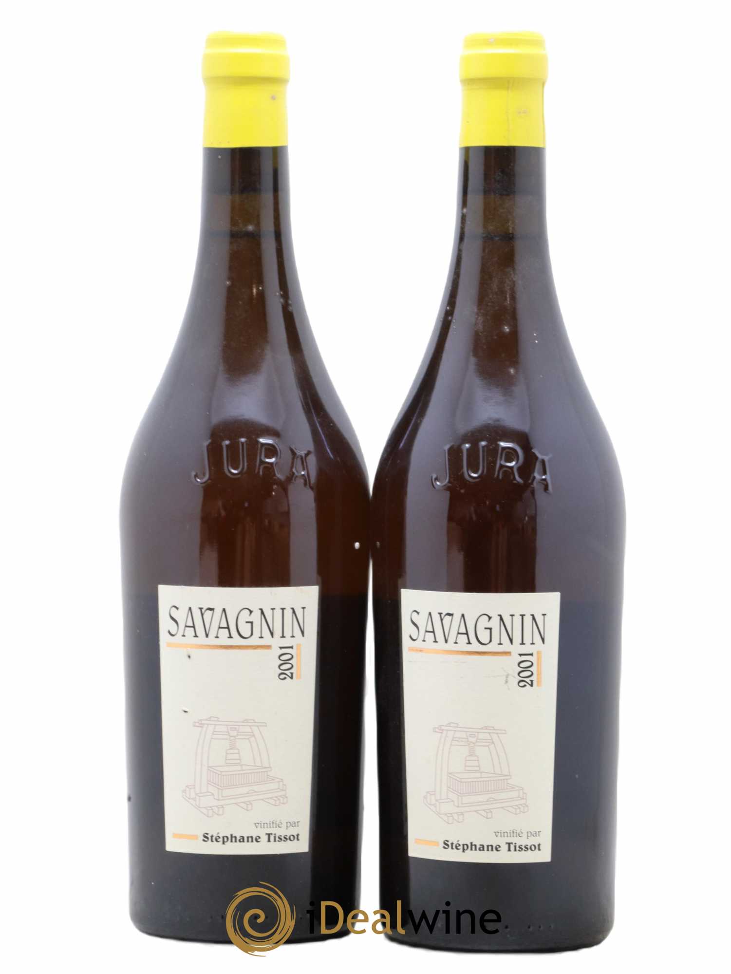 Arbois Savagnin Bénédicte et Stéphane Tissot 2001 - Lot de 2 bouteilles - 0