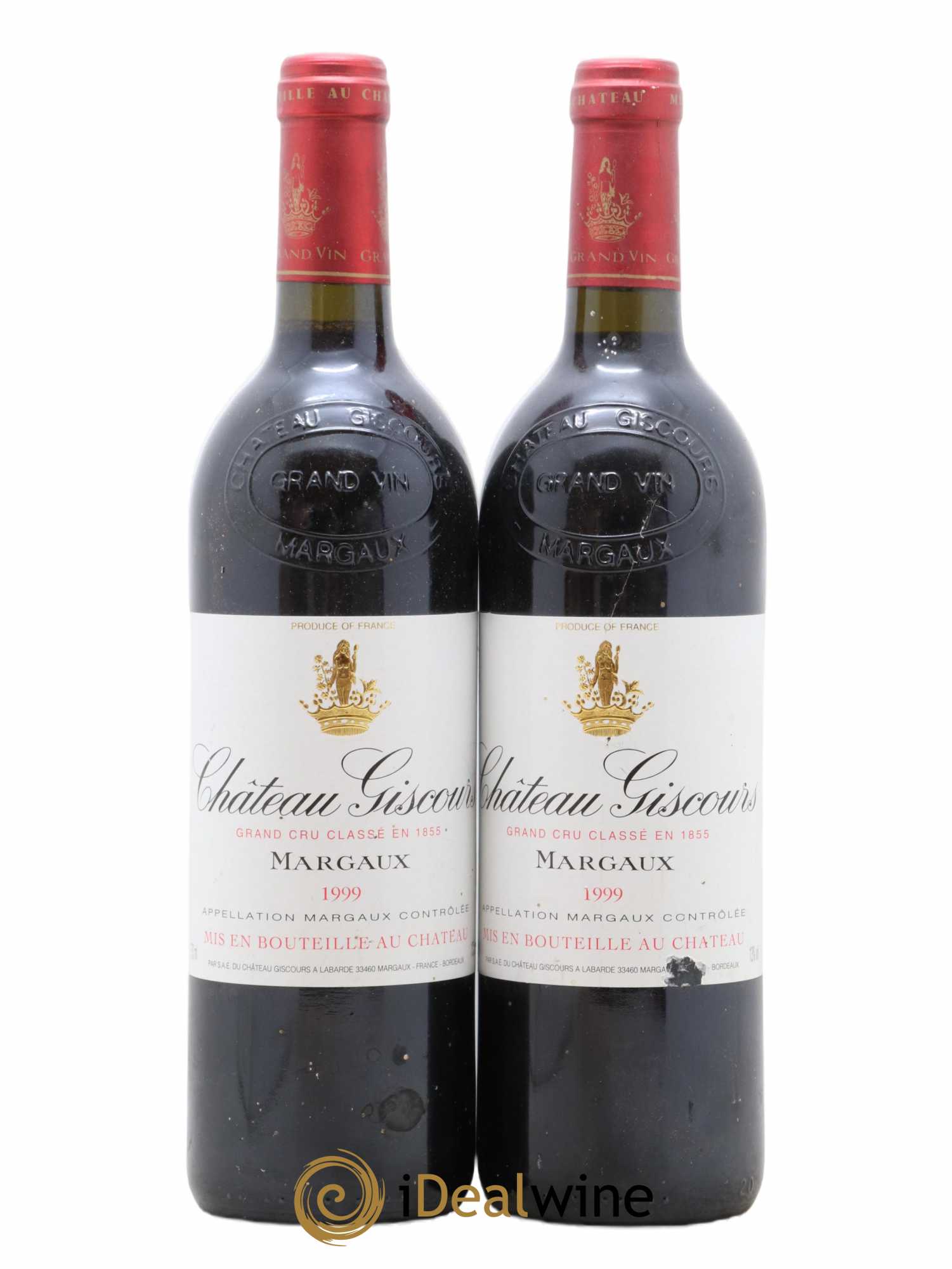 Château Giscours 3ème Grand Cru Classé 1999 - Lot de 2 bouteilles - 0