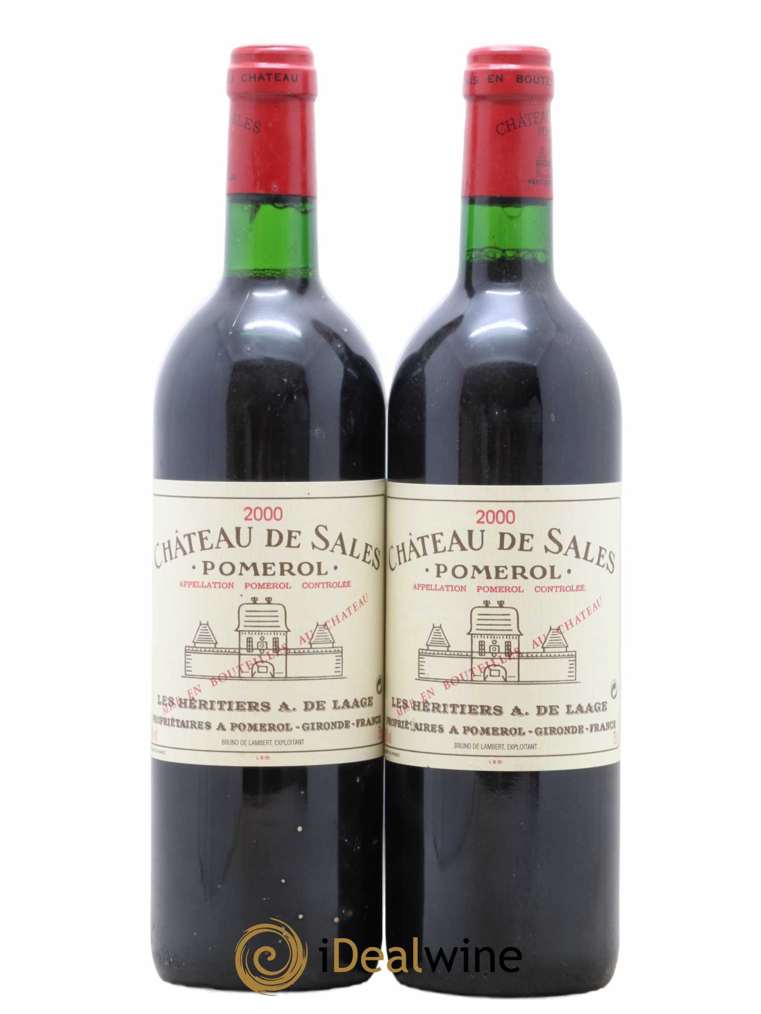 Château de Sales 2000 - Posten von 2 Flaschen - 0