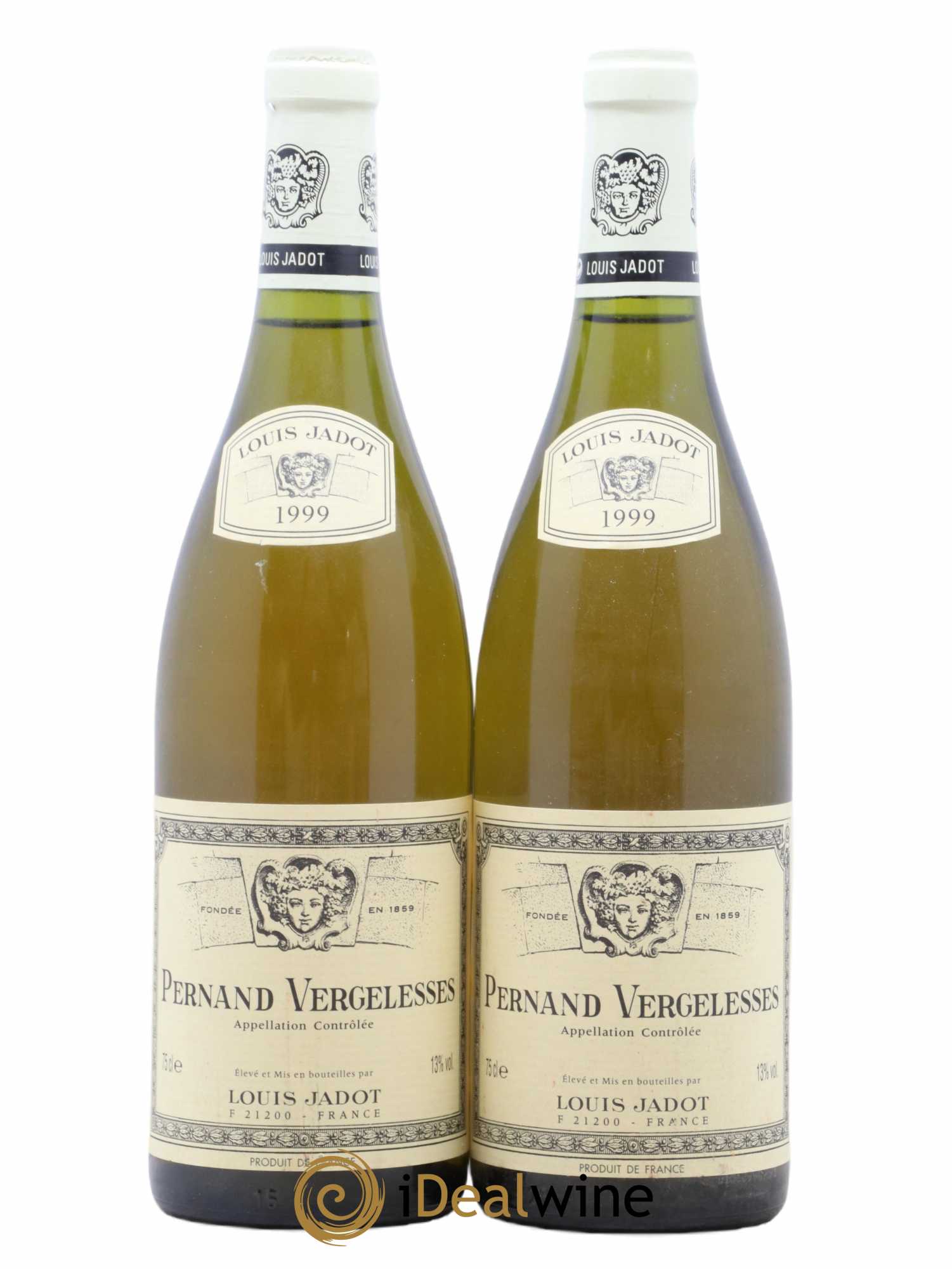 Pernand-Vergelesses Louis Jadot 1999 - Lot de 2 bouteilles - 0