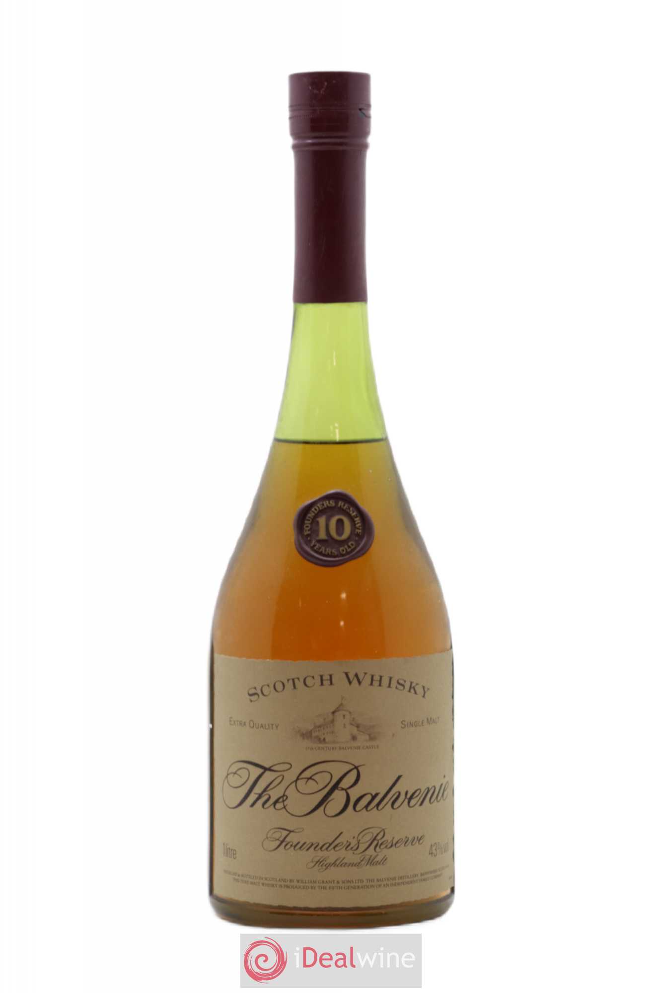 Balvenie 10 years Of. Founder's Reserve (70cl.) - Lot de 1 bouteille - 0